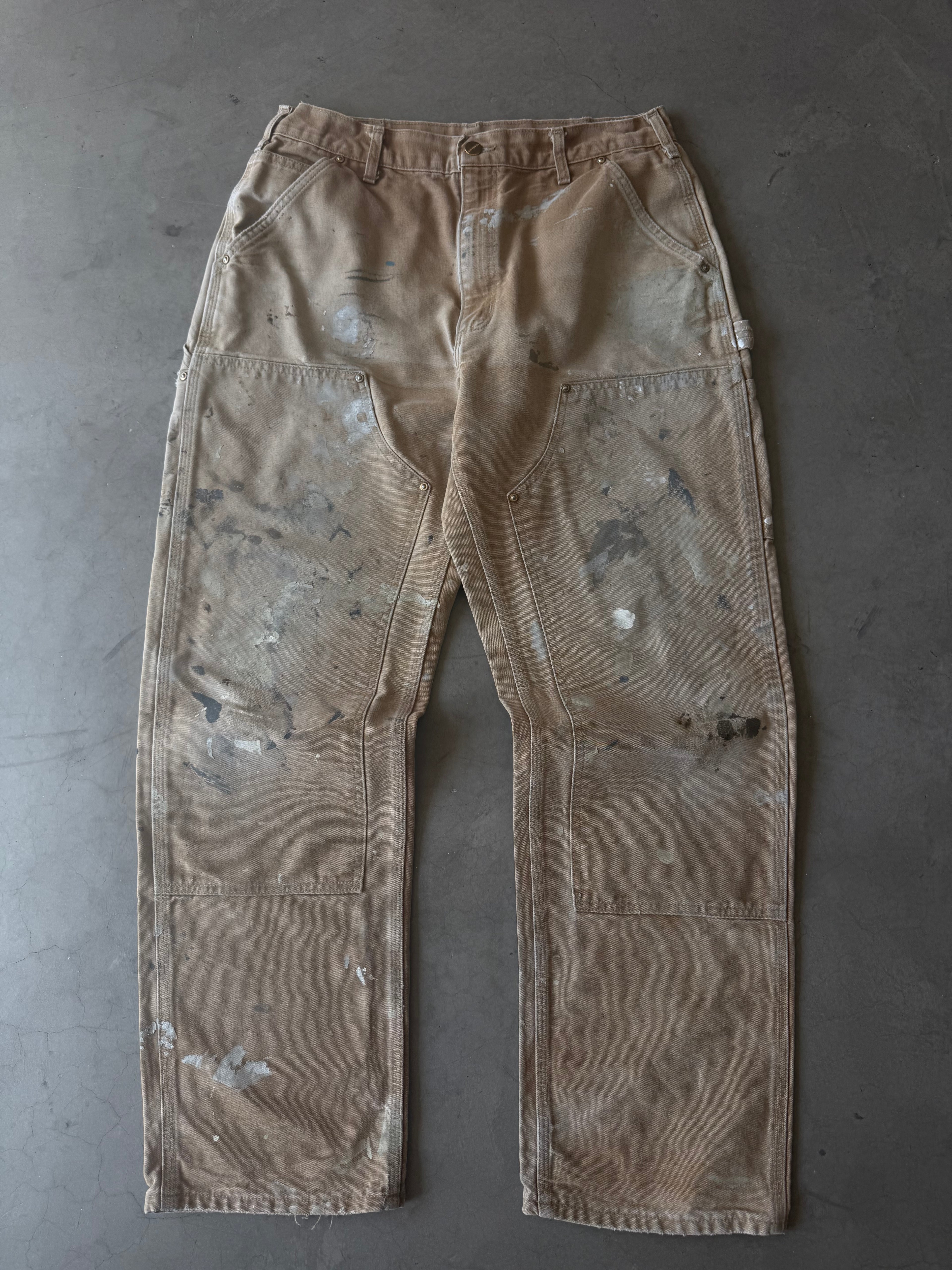 Painted Carhartt Double Knee Pants(32x30)