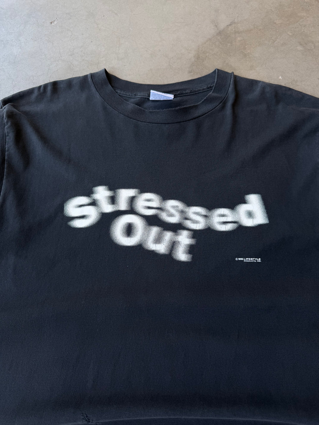 1990s Blurry Stressed Out Tee(XL)