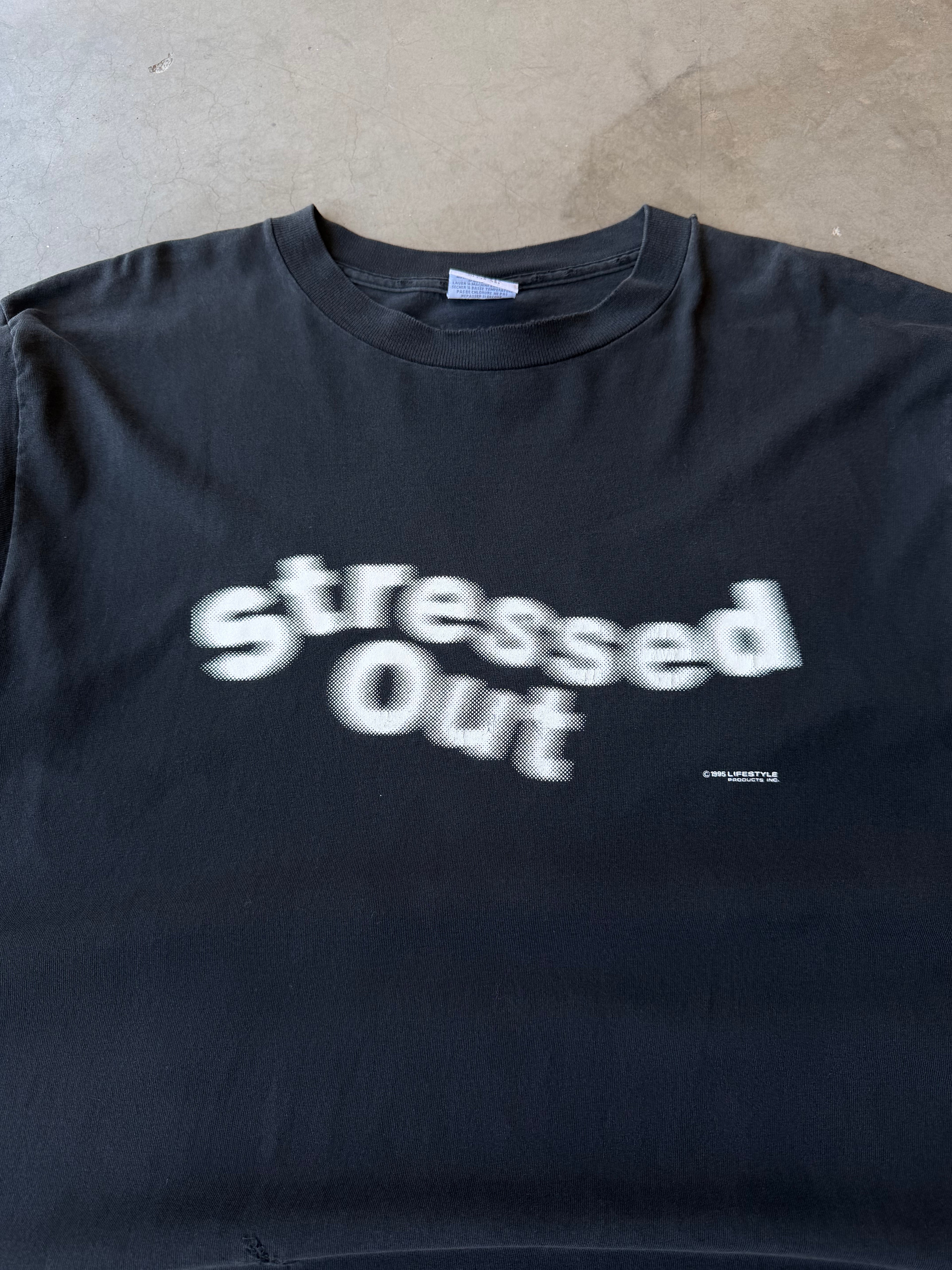 1990s Blurry Stressed Out Tee(XL)
