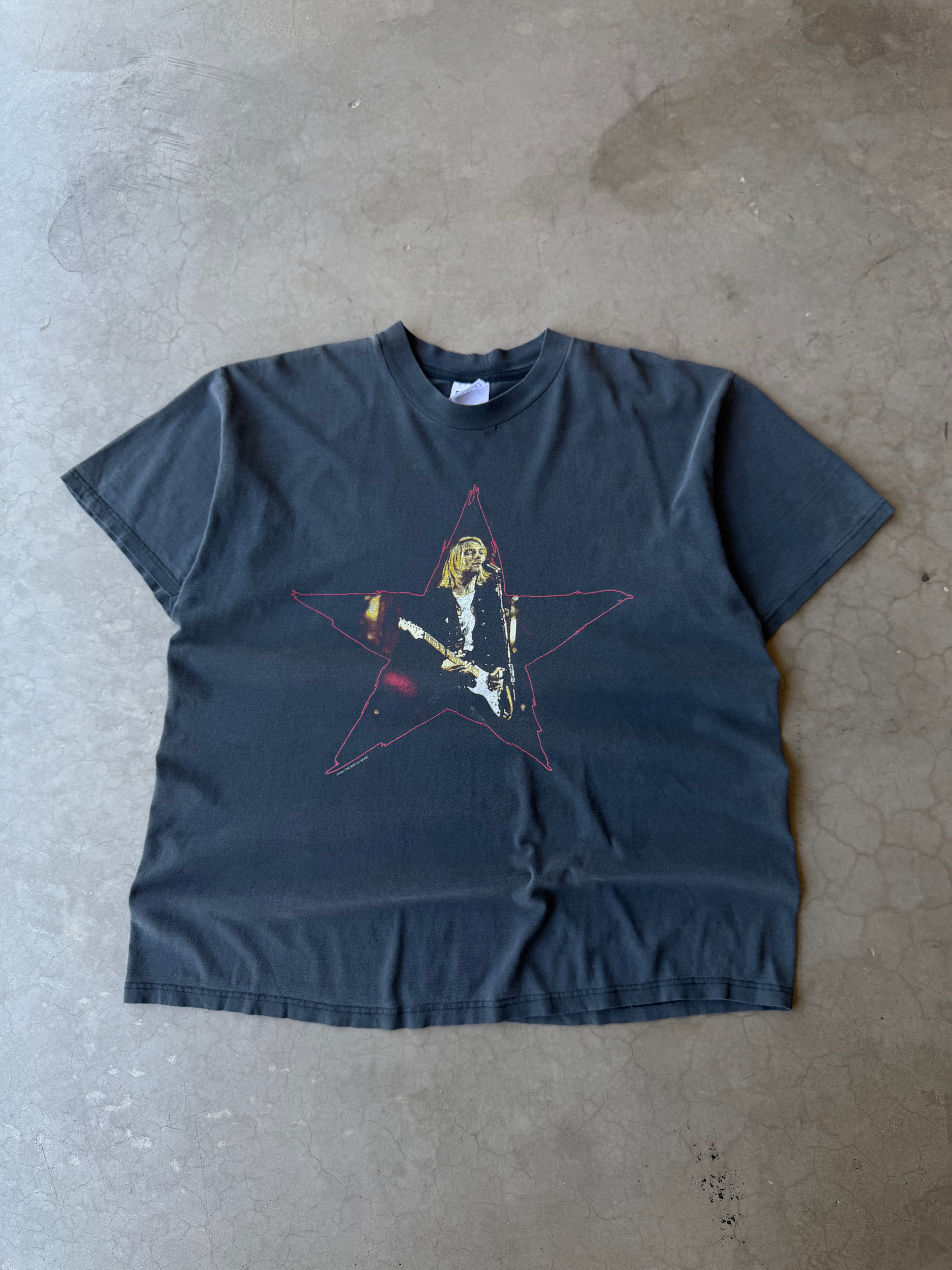 1990s Kurt Cobain The End of Music Tee(XL)