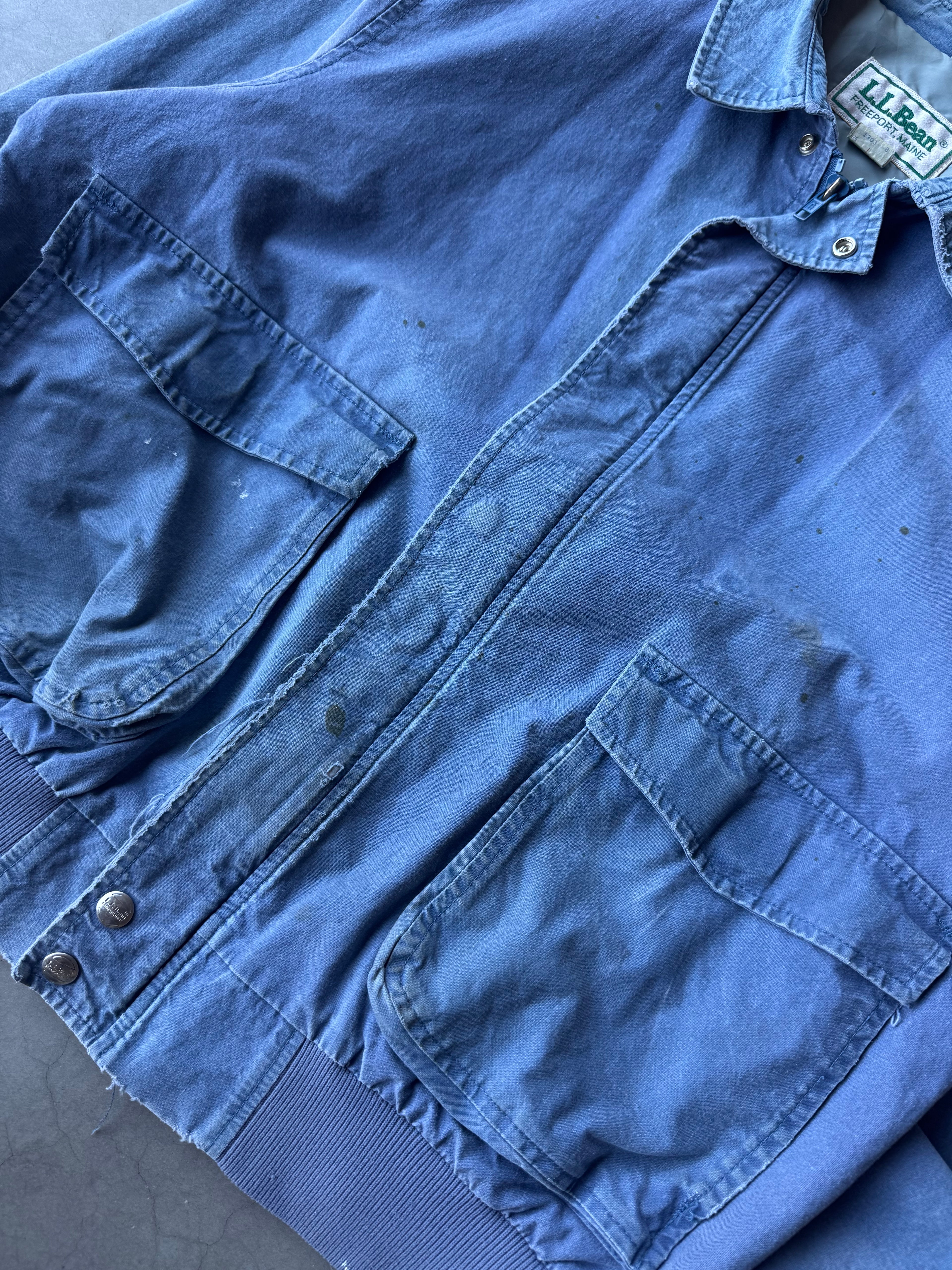 1990s Painted & Distressed LL Bean Bomber Jacket(L)