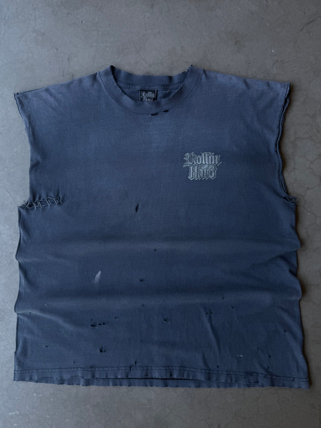 Early 2000s Faded & Distressed Rolling Hard Tank Tee(XL)