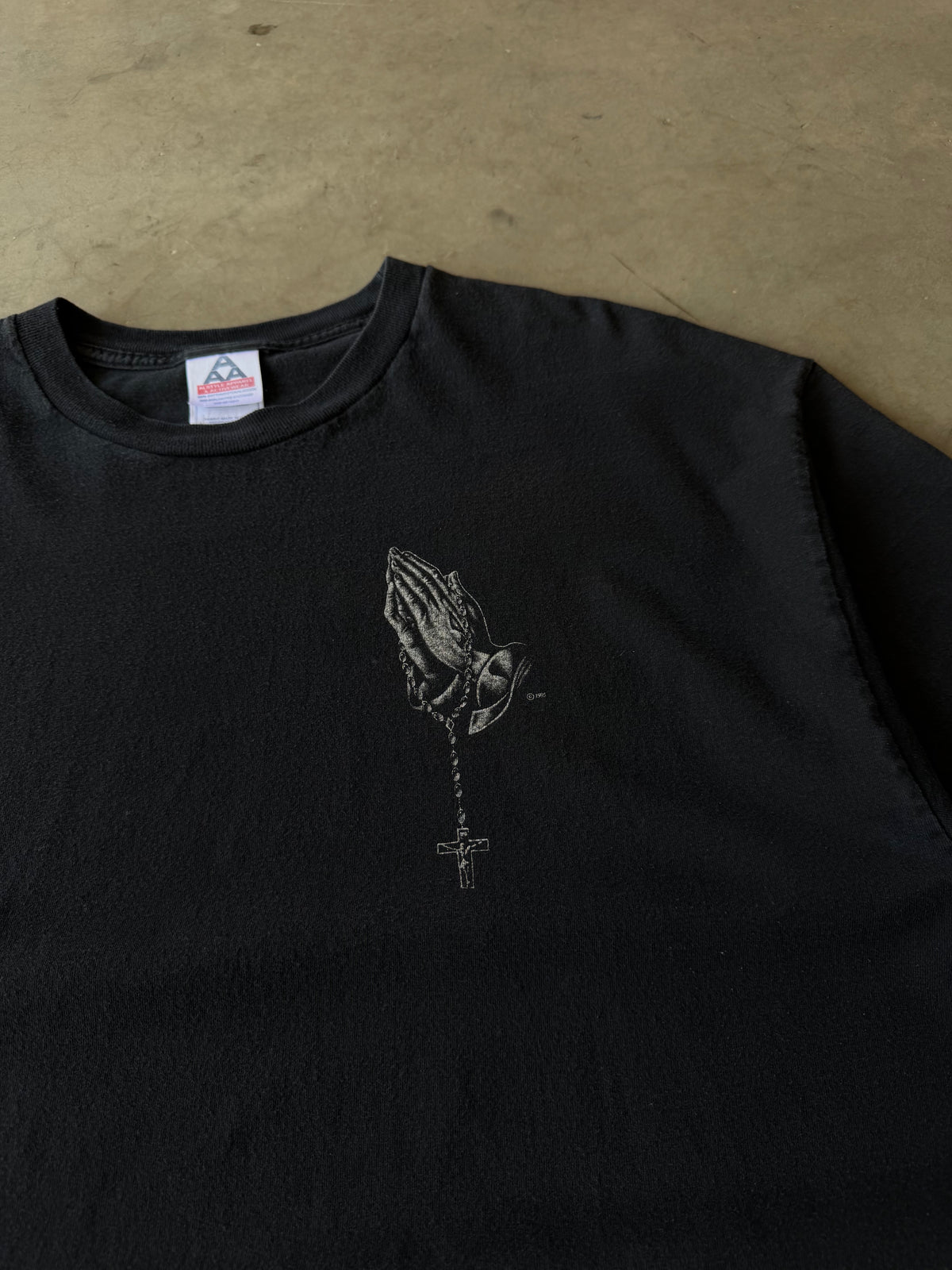 Early 2000s Jesus Prayer Hands Tee(XXL)