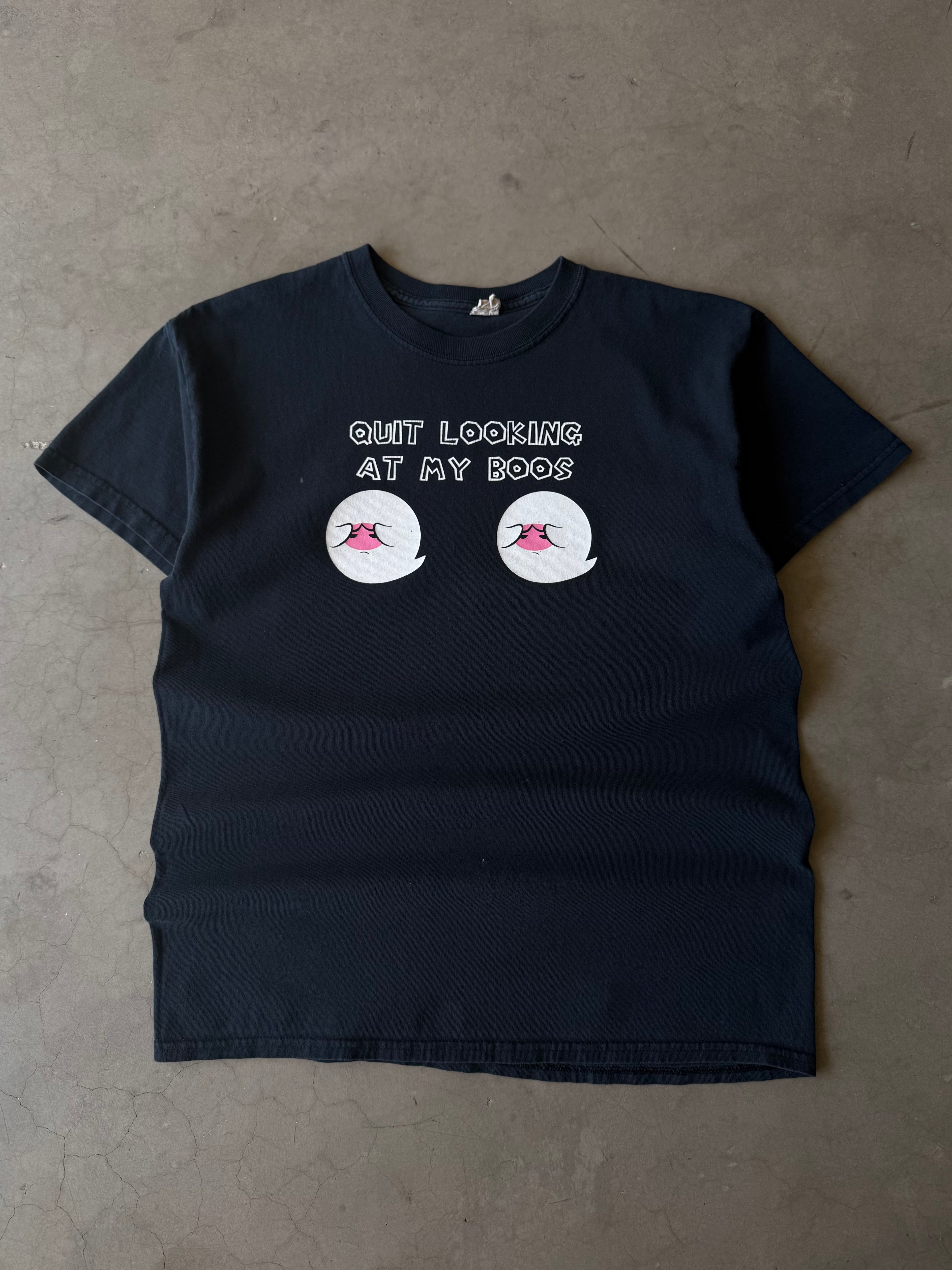 Early 2000s Quit Looking At My Boos Tee(M)