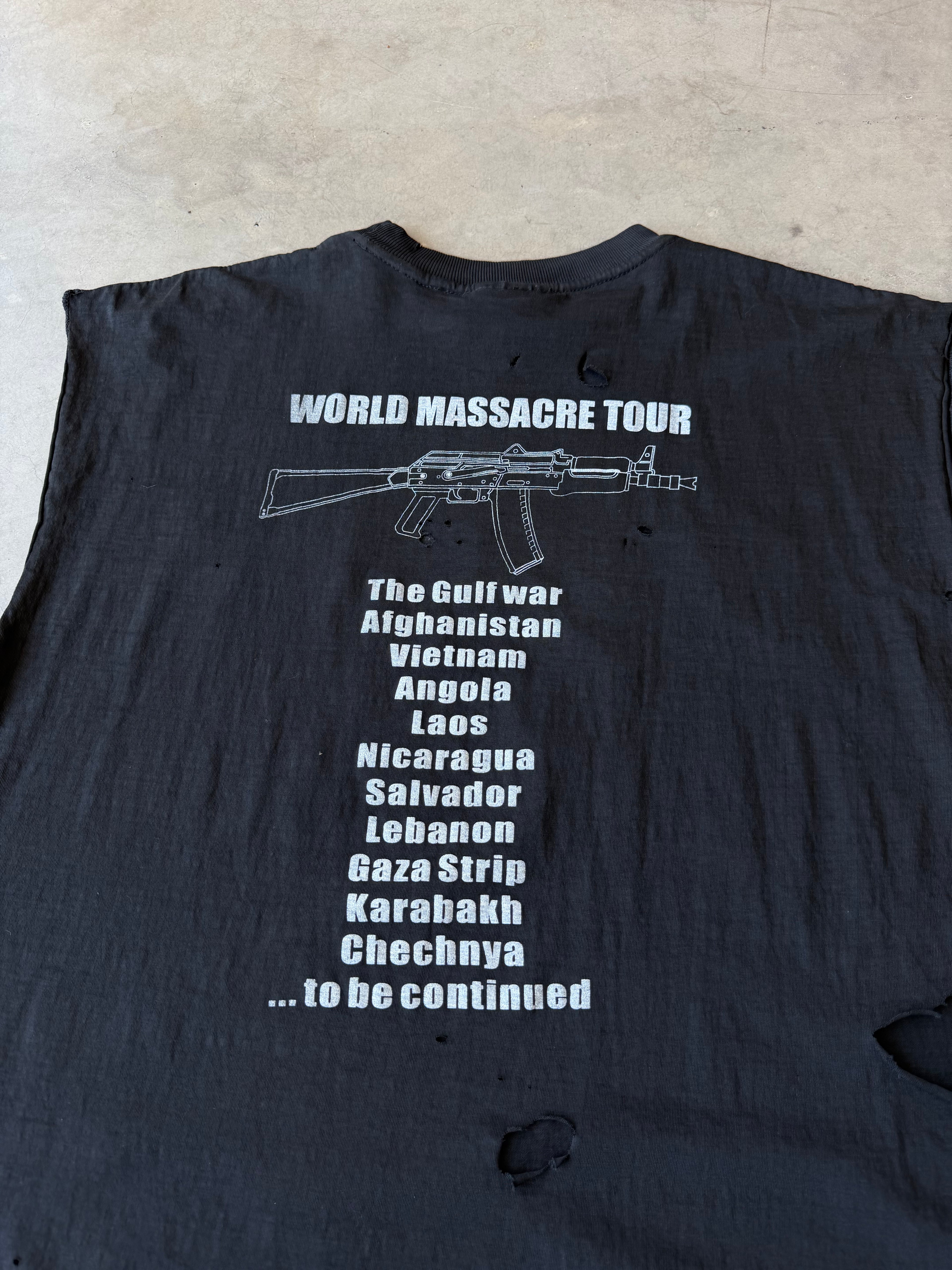 Early 2000s Distressed Kalashnikov AK-47 Tank Tee(XL)