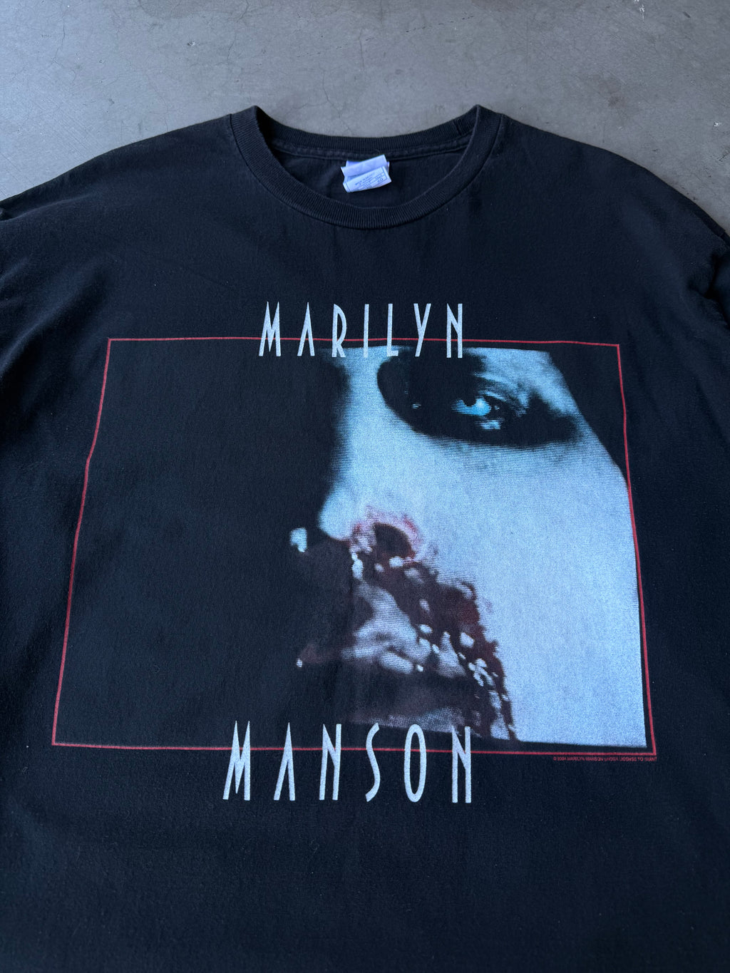 Early 2000s Marilyn Manson Bloody Nose Long Sleeve Tee(XL)