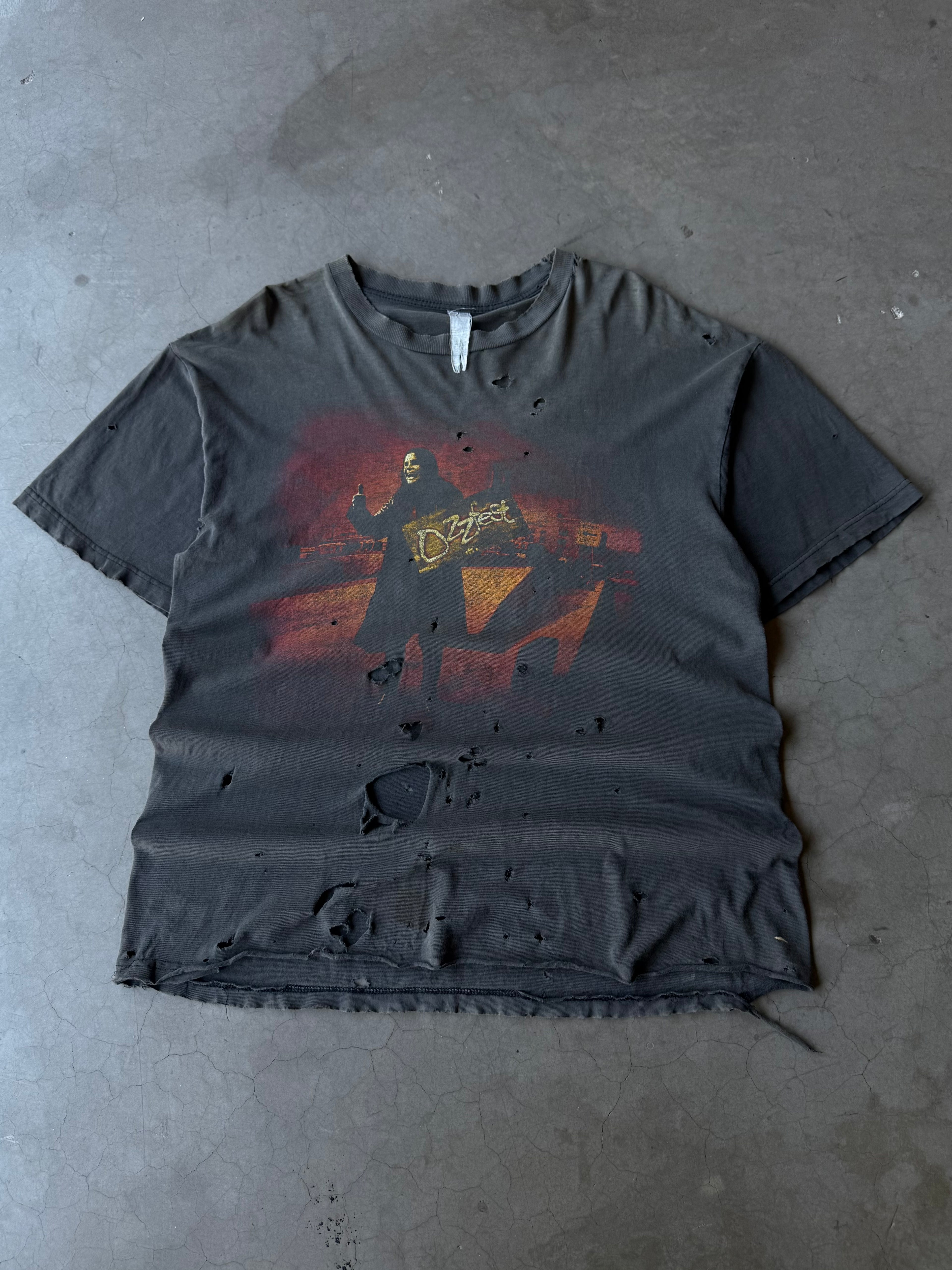 1990s Extremely Distressed Ozzfest Tee(XL)