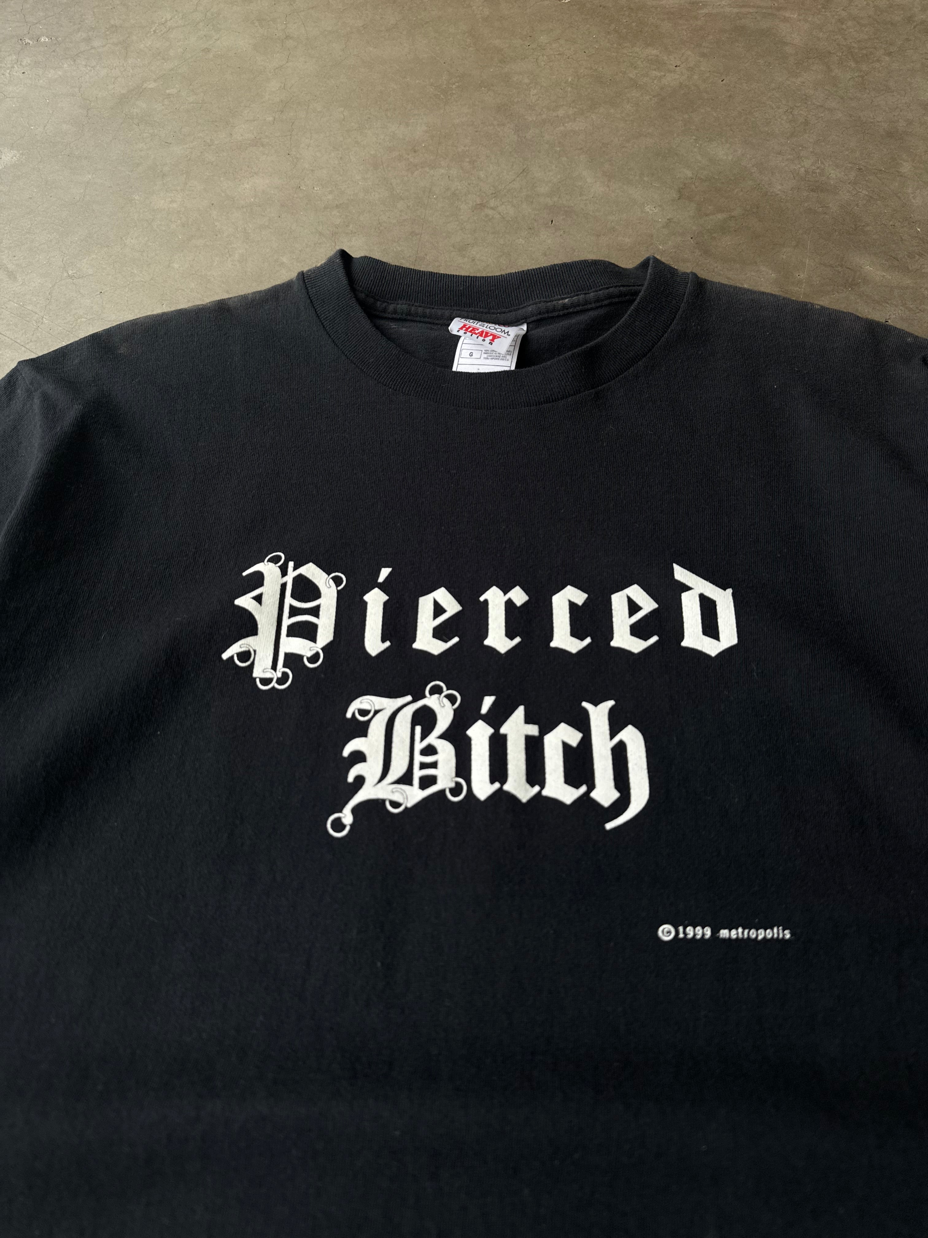 Early 2000s Pierced B*tch Tee(L)