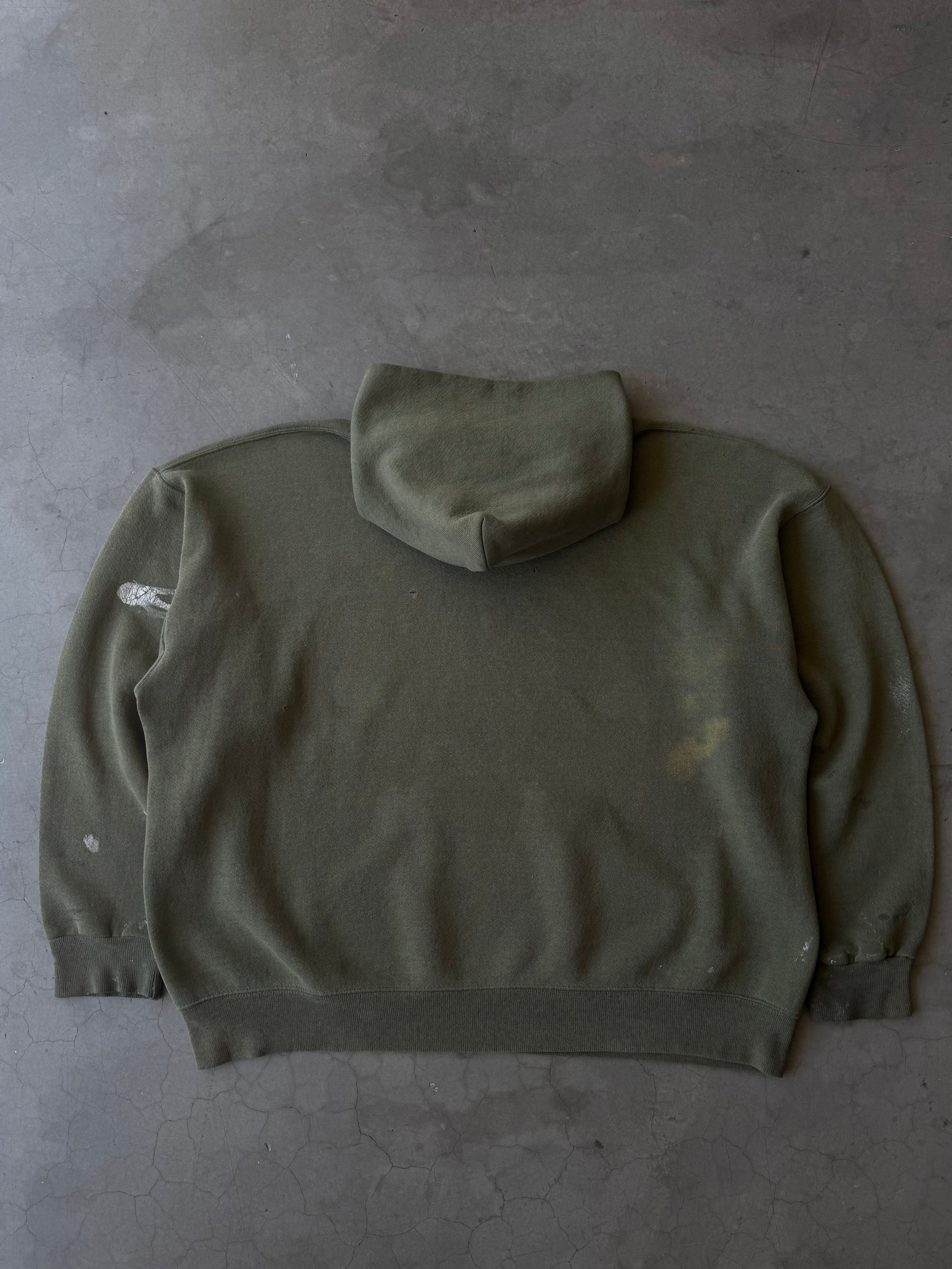 Early 2000s Painted & Distressed USMC Hoodie