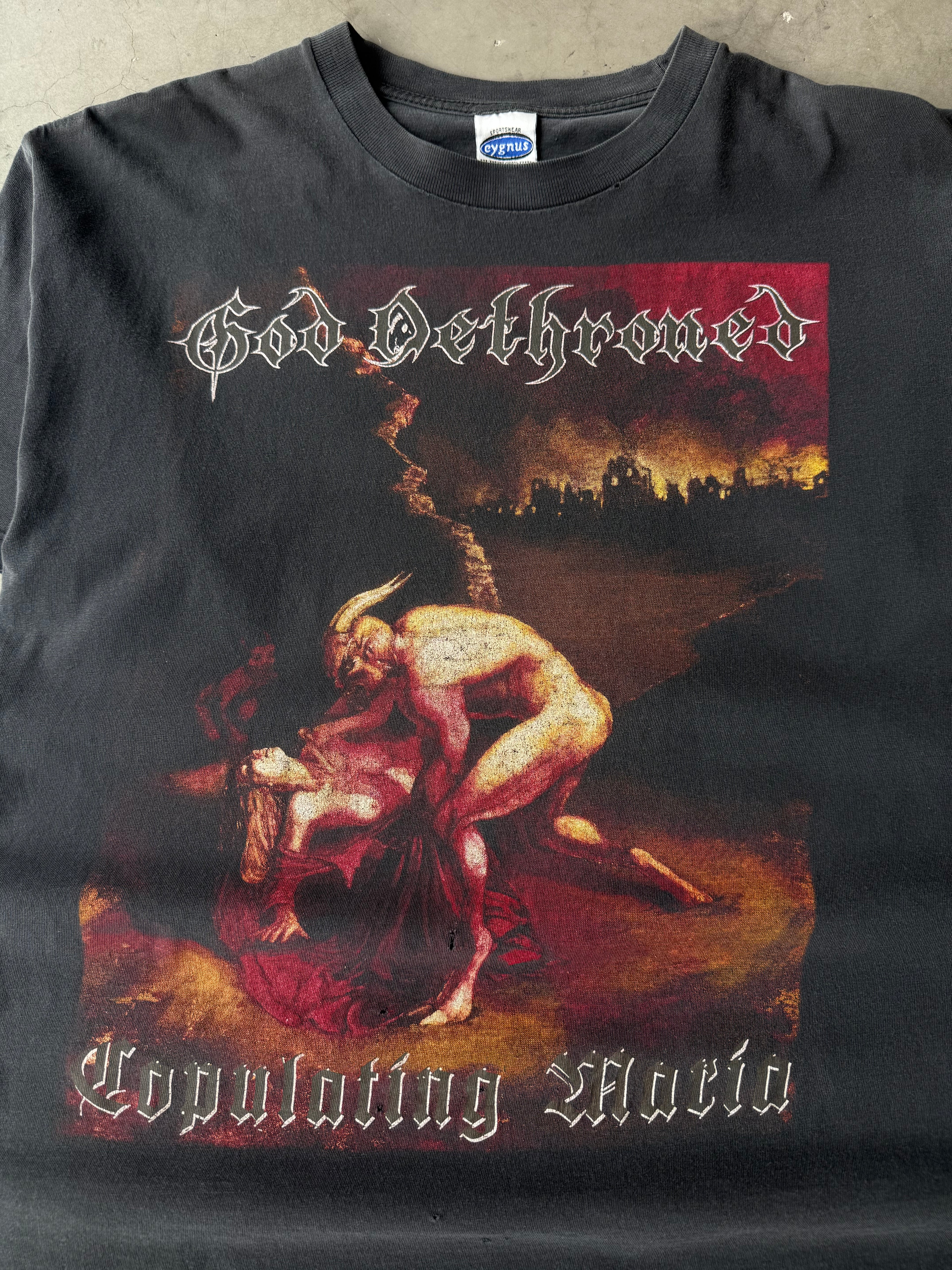 Early 2000s God Dethroned Copulating Maria Tee(L)