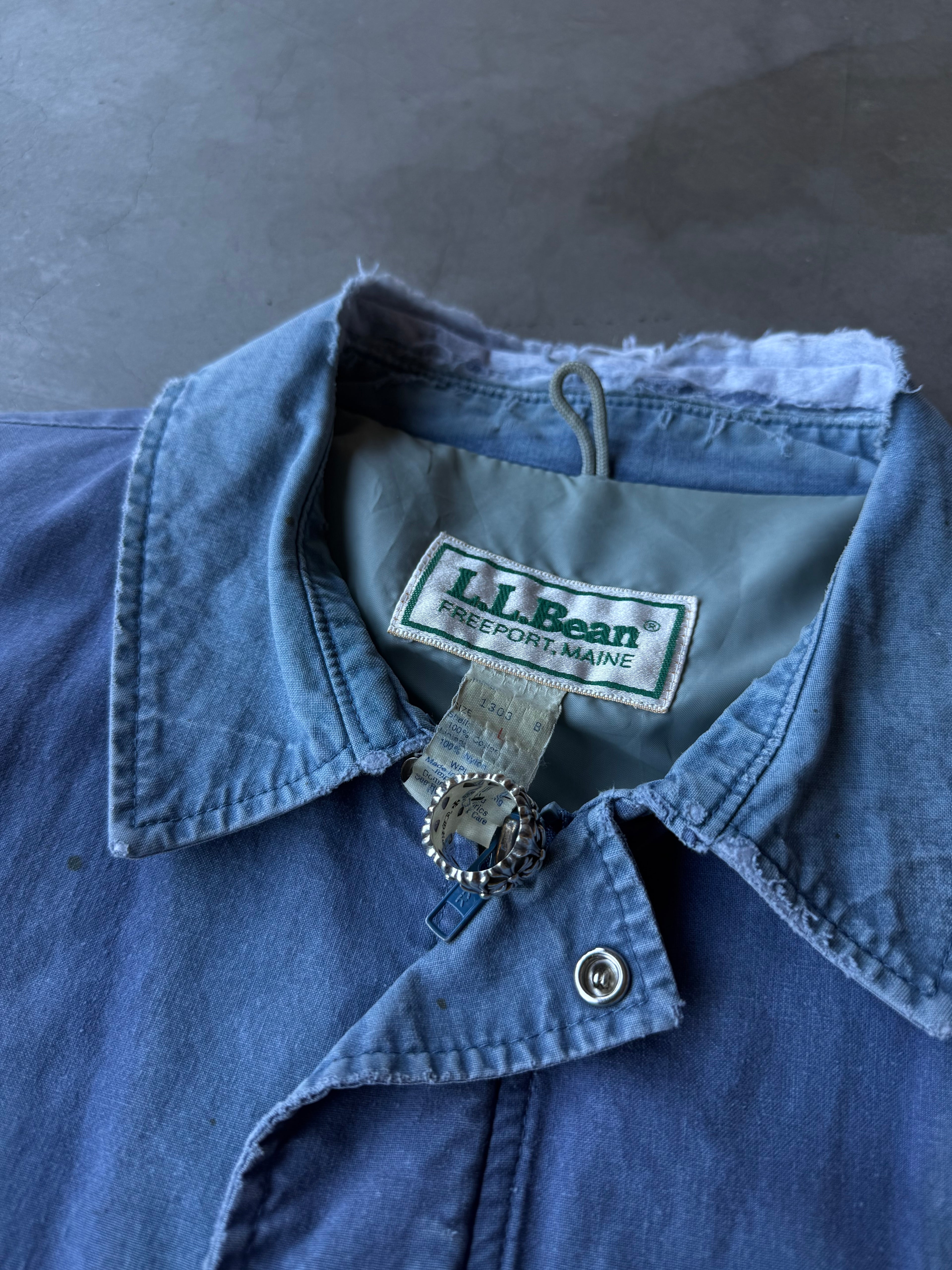 1990s Painted & Distressed LL Bean Bomber Jacket(L)