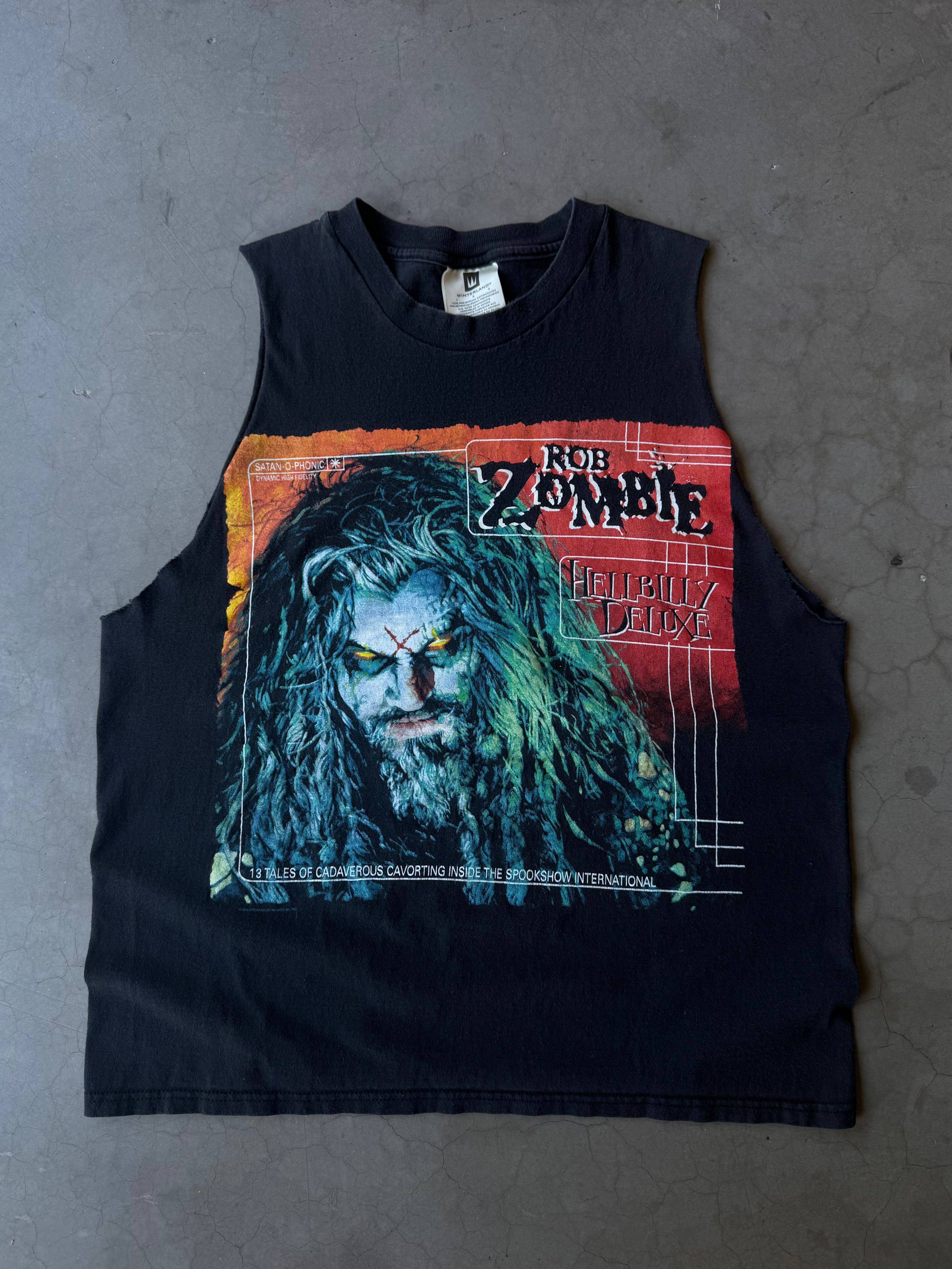 1990s Rob Zombie Hellbilly Deluxe Tank Tee(L)