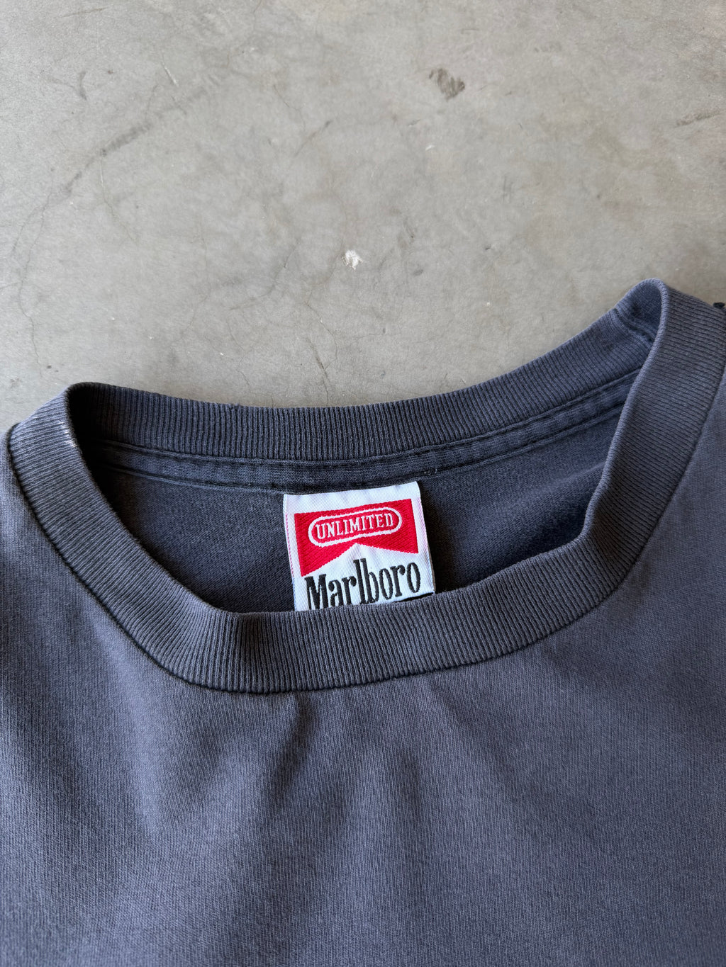 1990s Faded Lizard Marlboro Tee(XL)