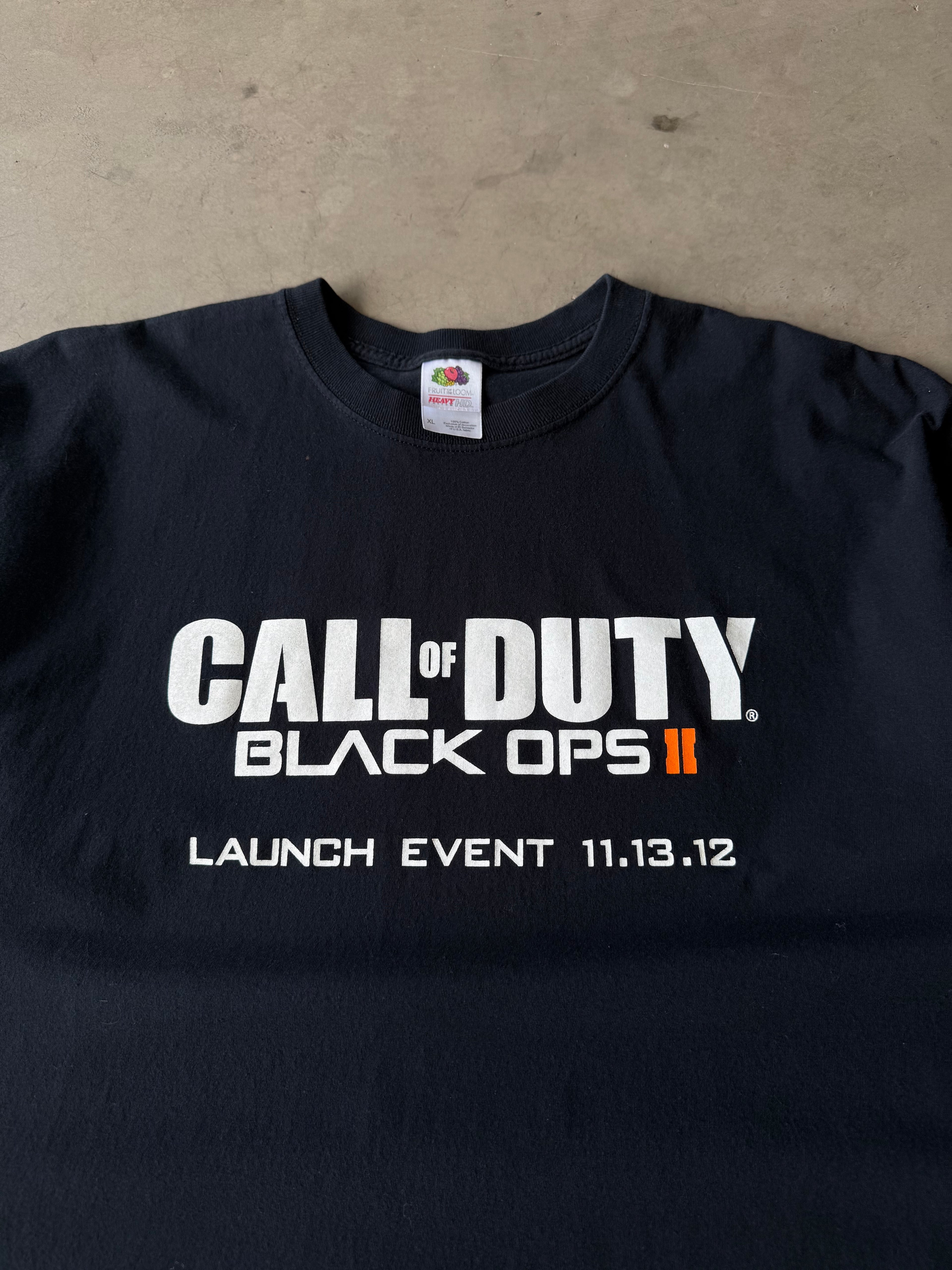 Early 2000s Call of Duty Black Ops II Launch Event Tee(XL)