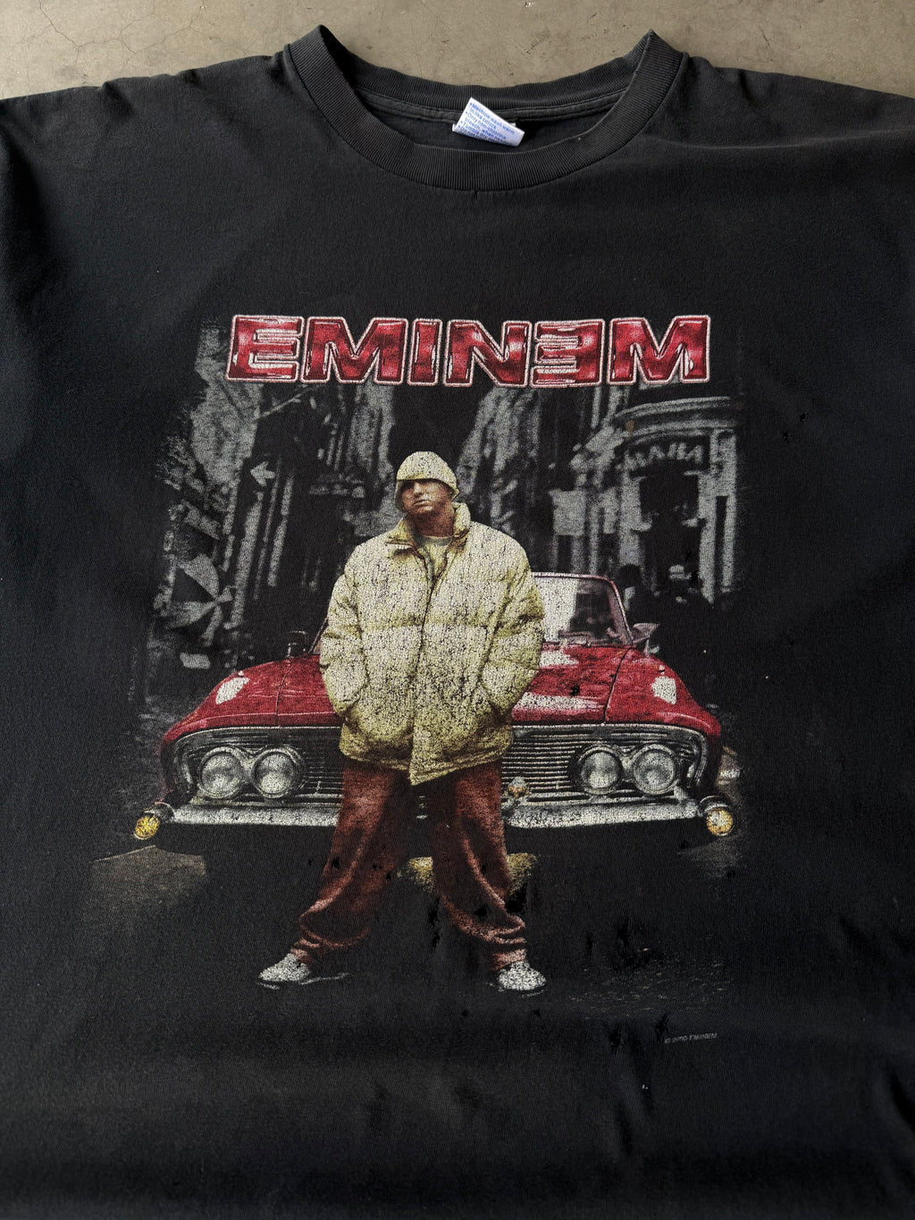 Early 2000s Distressed Eminem Low Rider Tee(XL)