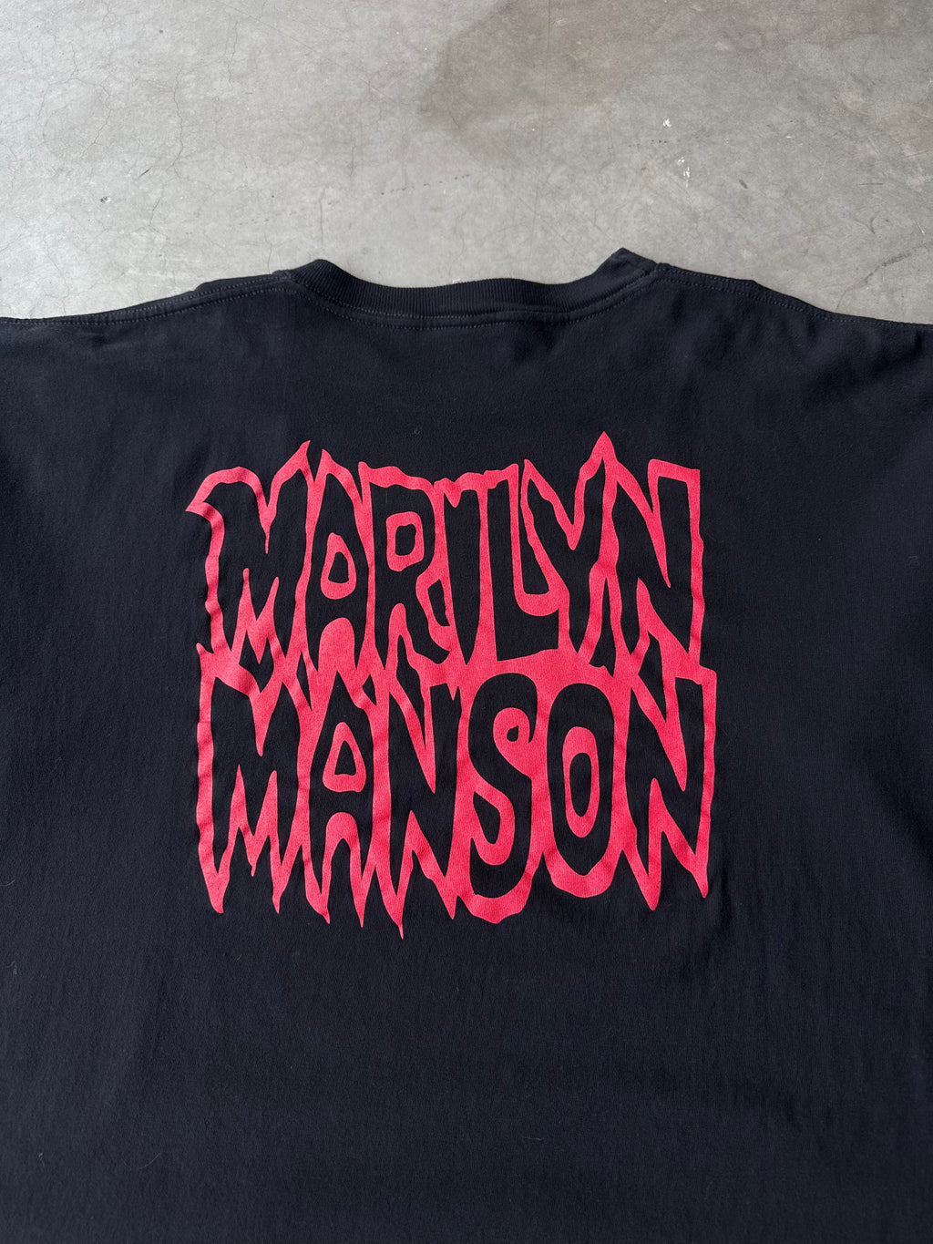 1990s Marilyn Manson The Satanic Army Tee(XXL)