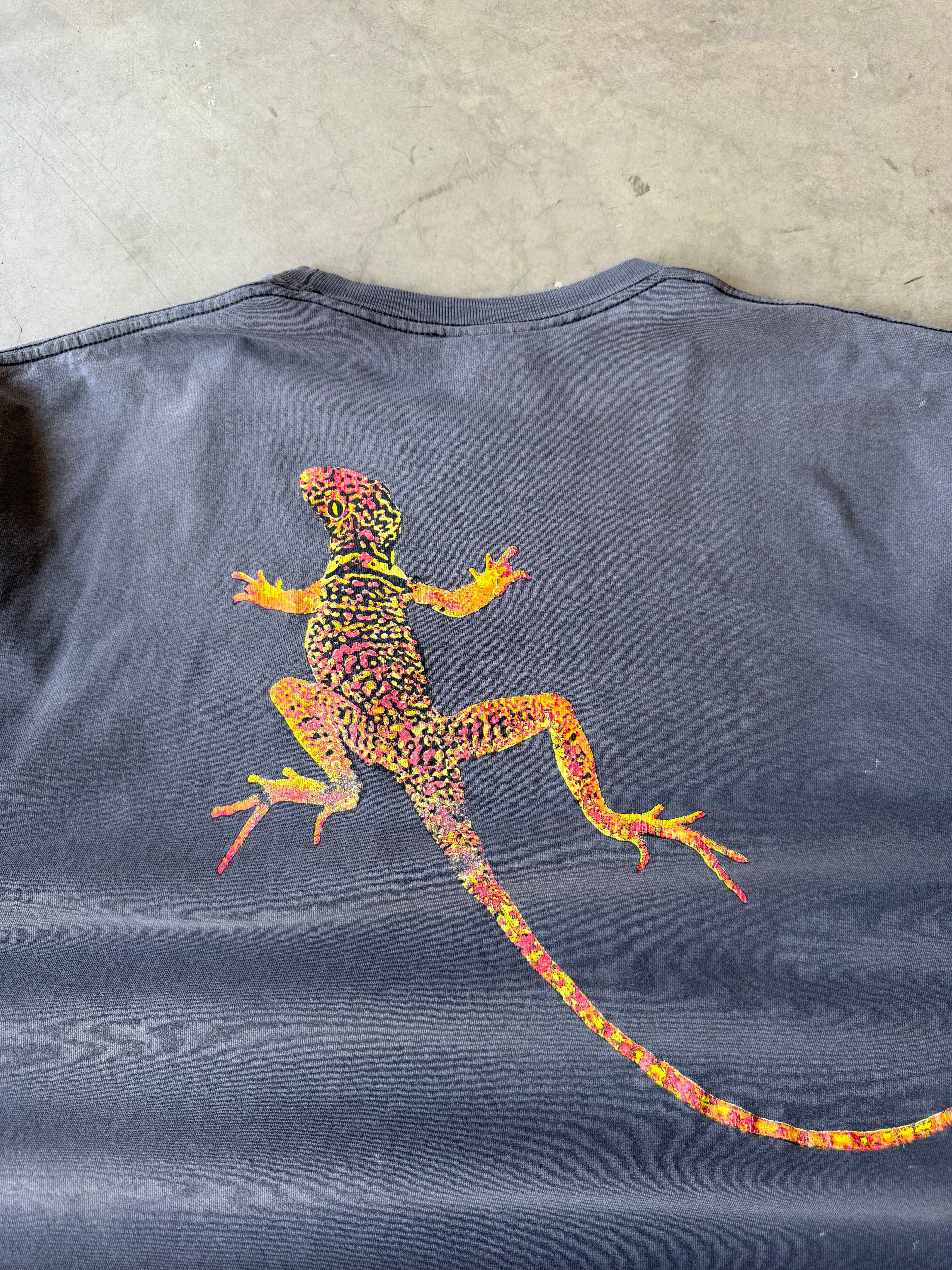 1990s Faded Lizard Marlboro Tee(XL)