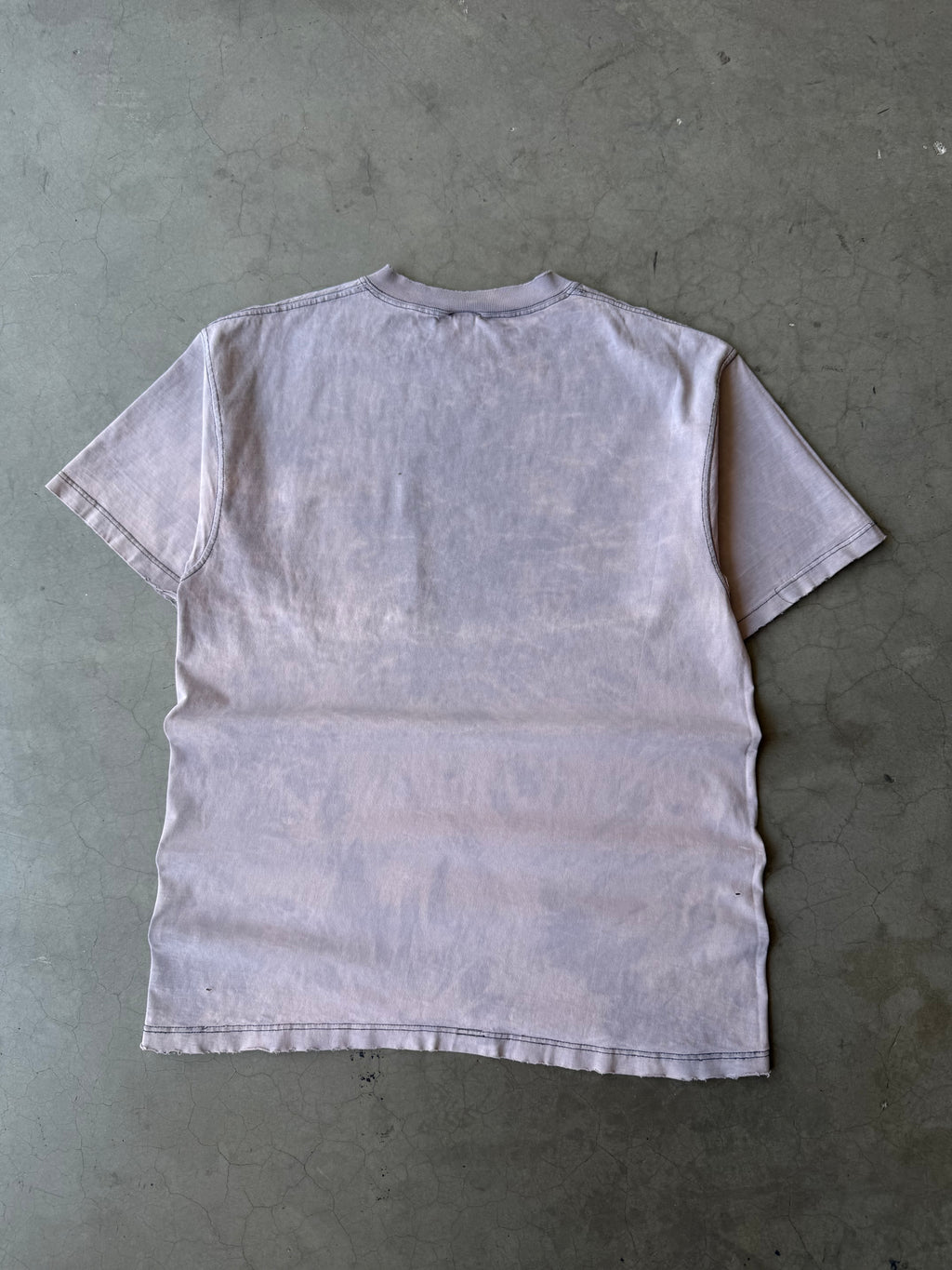 1990s Extremely Faded & Distressed Pocket Tee(L)