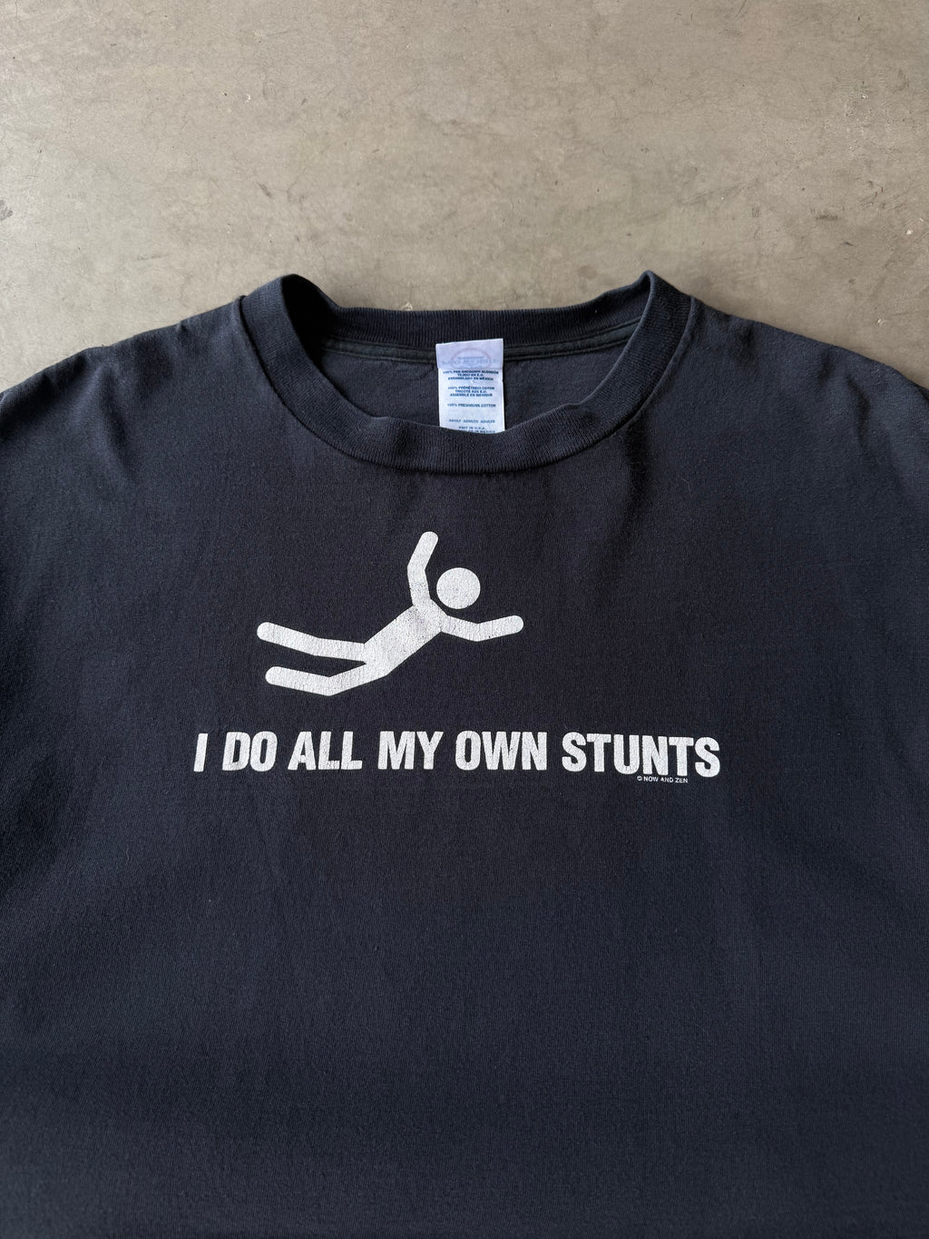 Early 2000s I Do All My Own Stunts Tee(L)