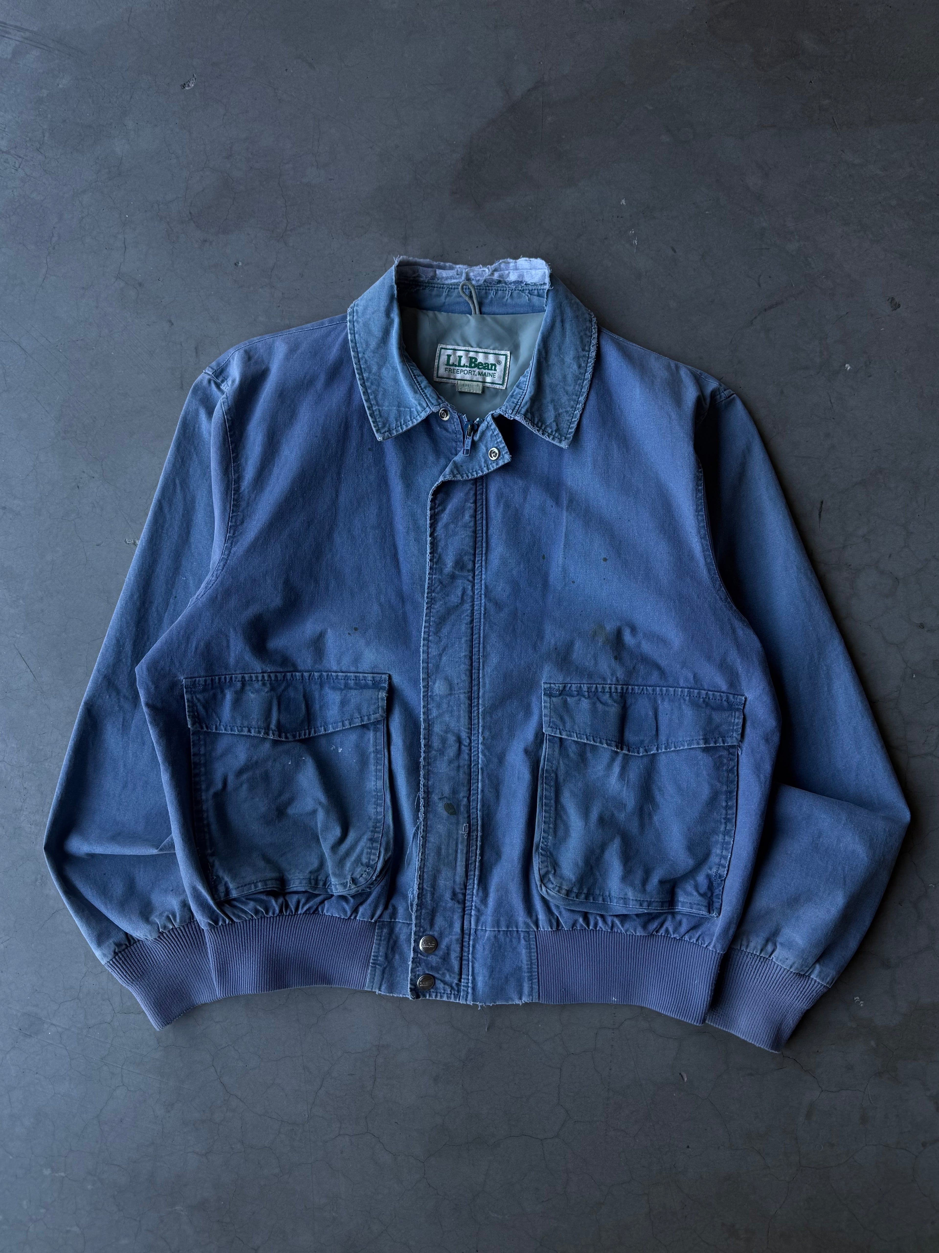 1990s Painted & Distressed LL Bean Bomber Jacket(L)