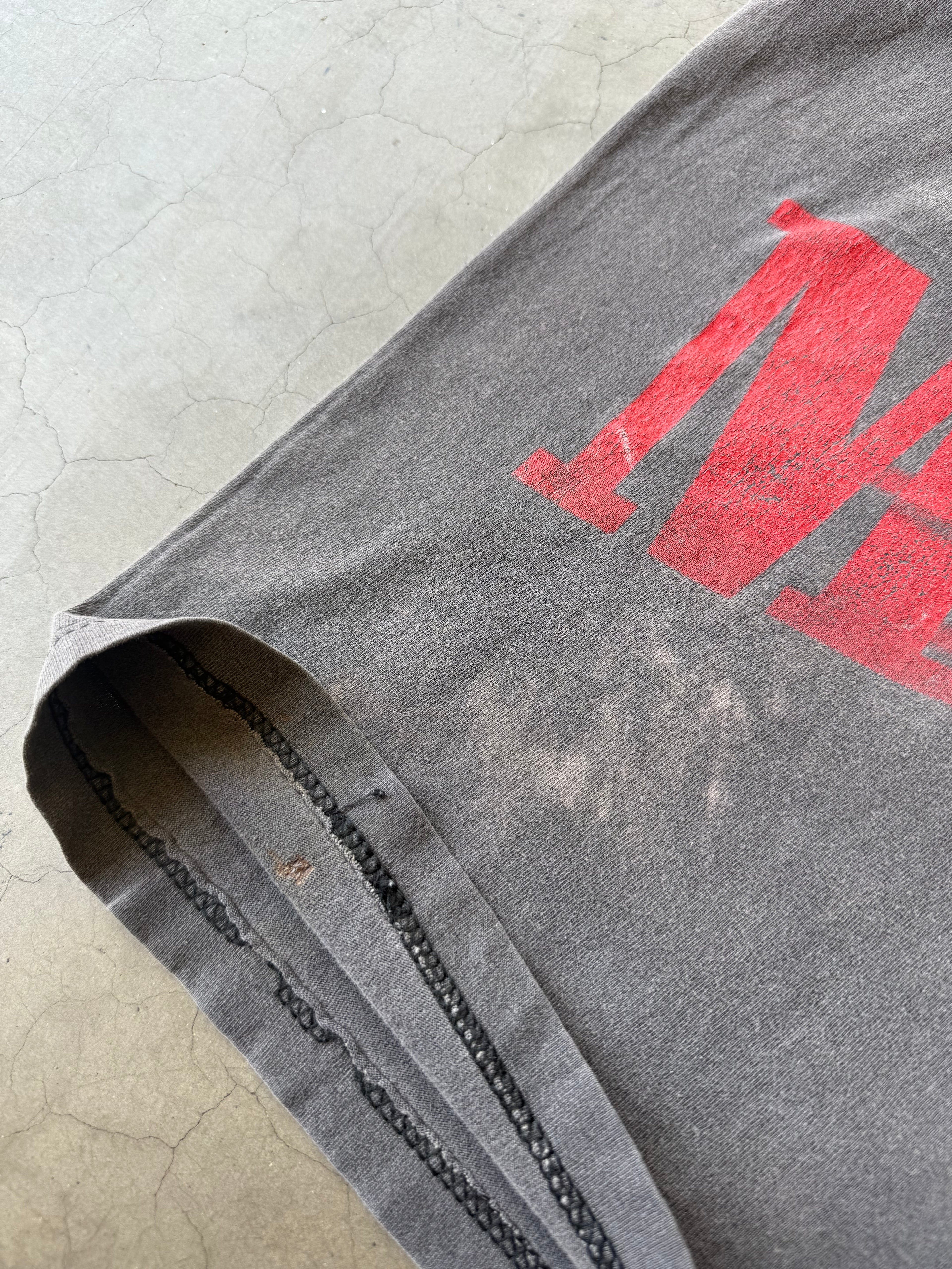 1990s Extremely Faded Marlboro Railroad Tee(XL)