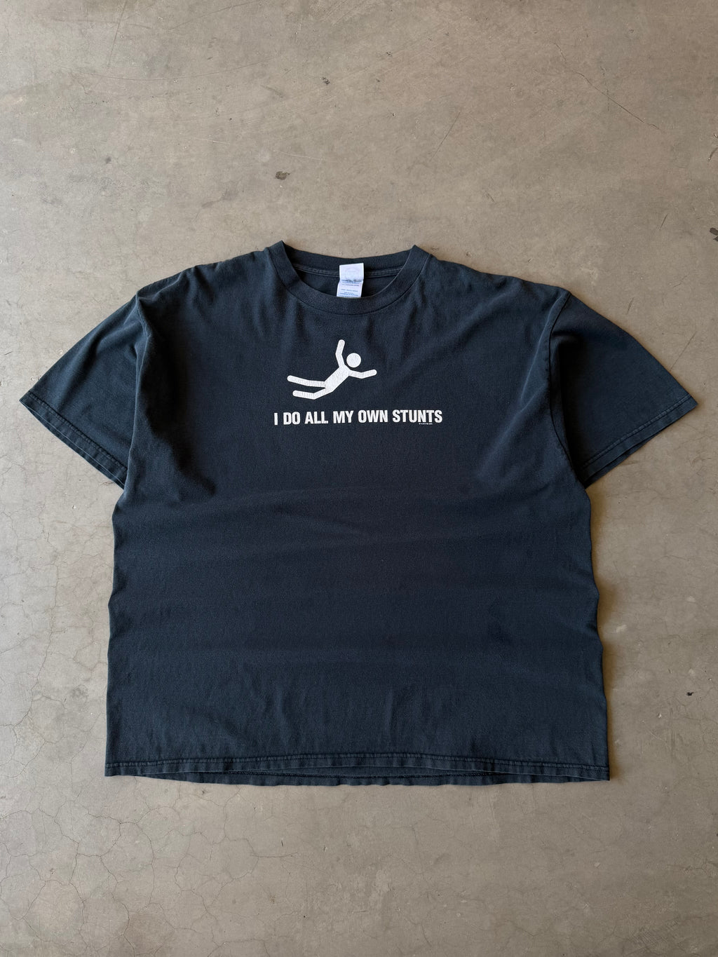 Early 2000s I Do All My Own Stunts Tee(XXL)