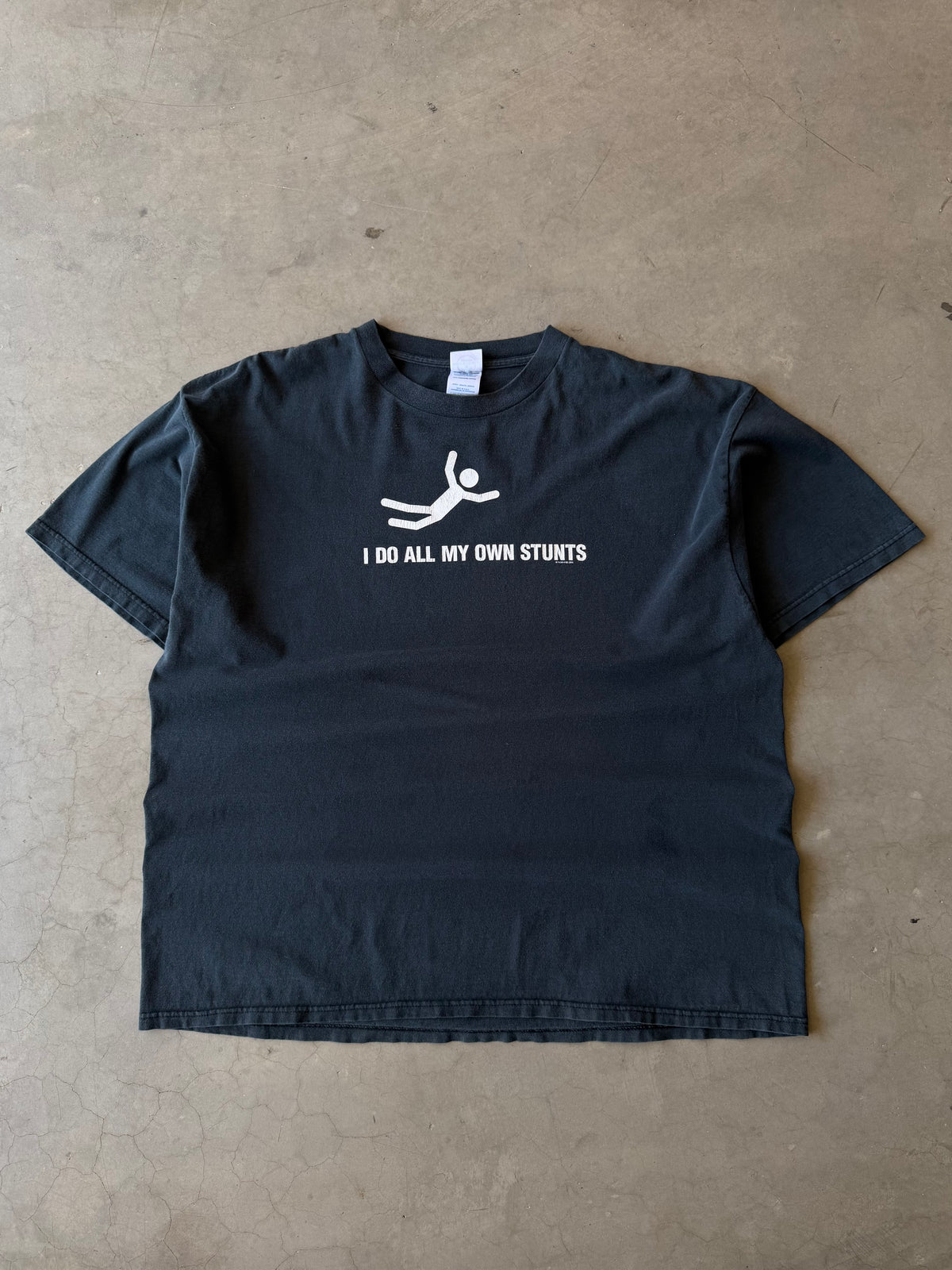 Early 2000s I Do All My Own Stunts Tee(XXL)