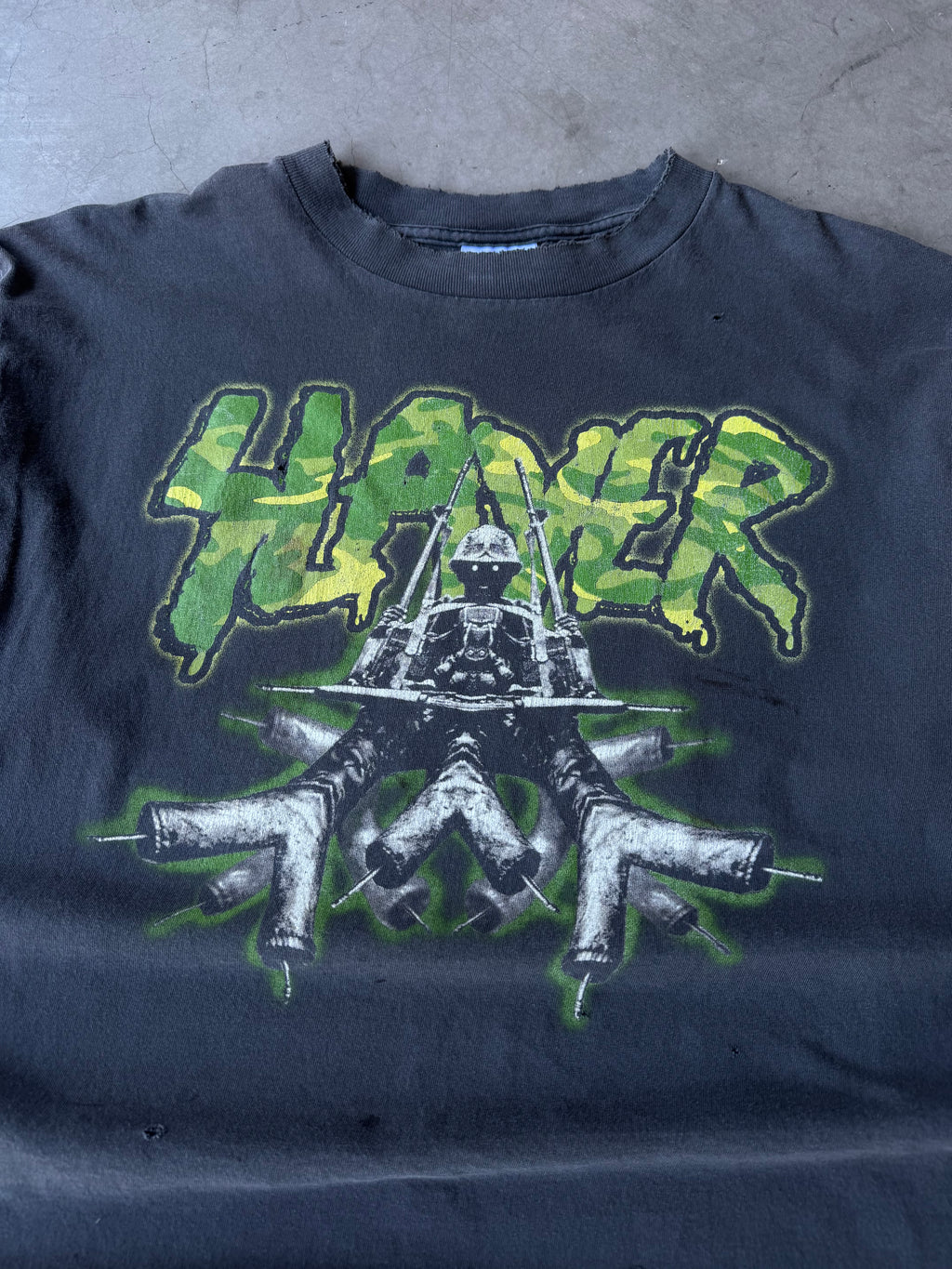 1990s Faded & Distressed Slayer The Sport is War Tee(XL)