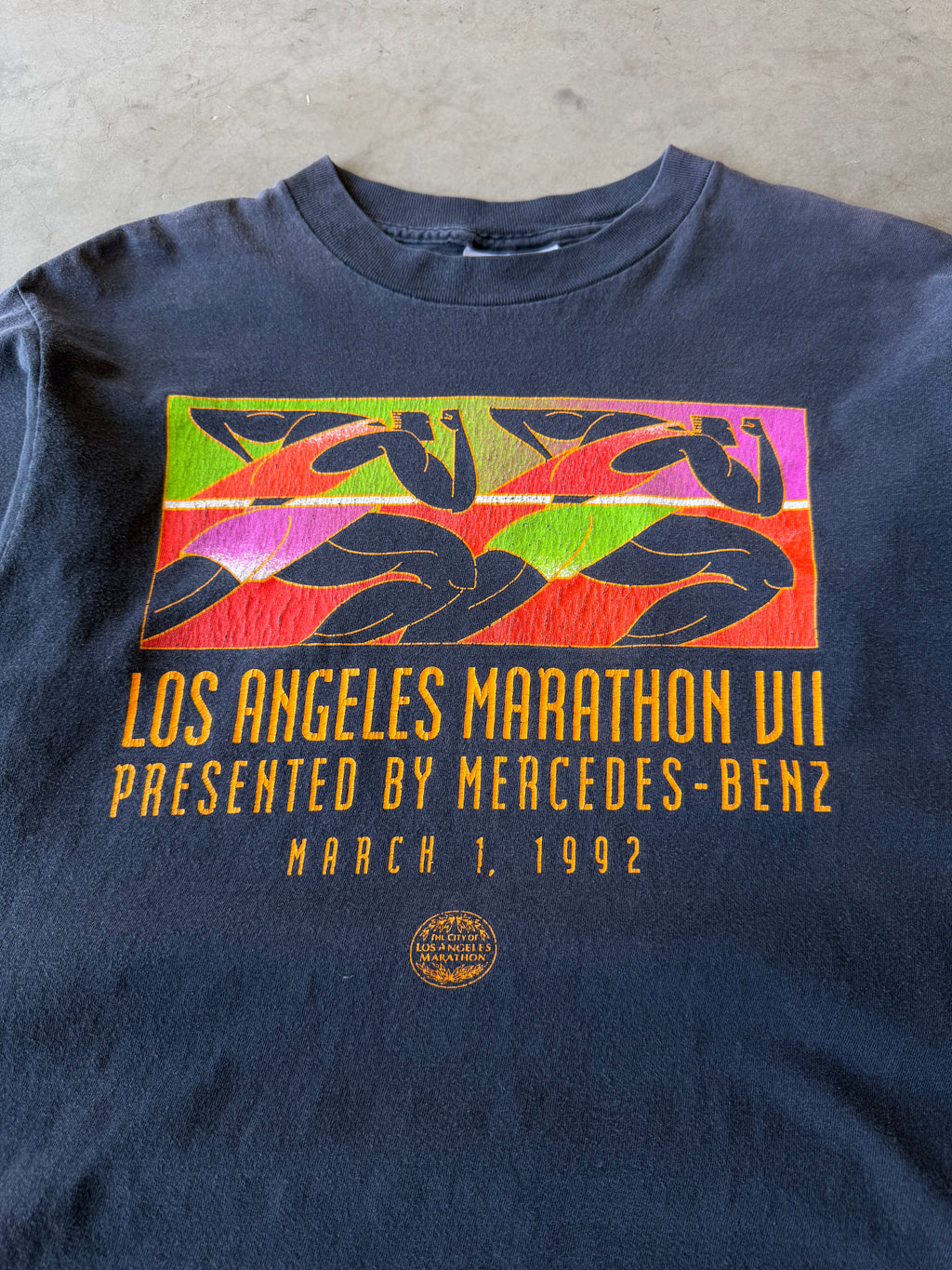 1990s Mercedes-Benz Los Angeles Marathon Tee(L)