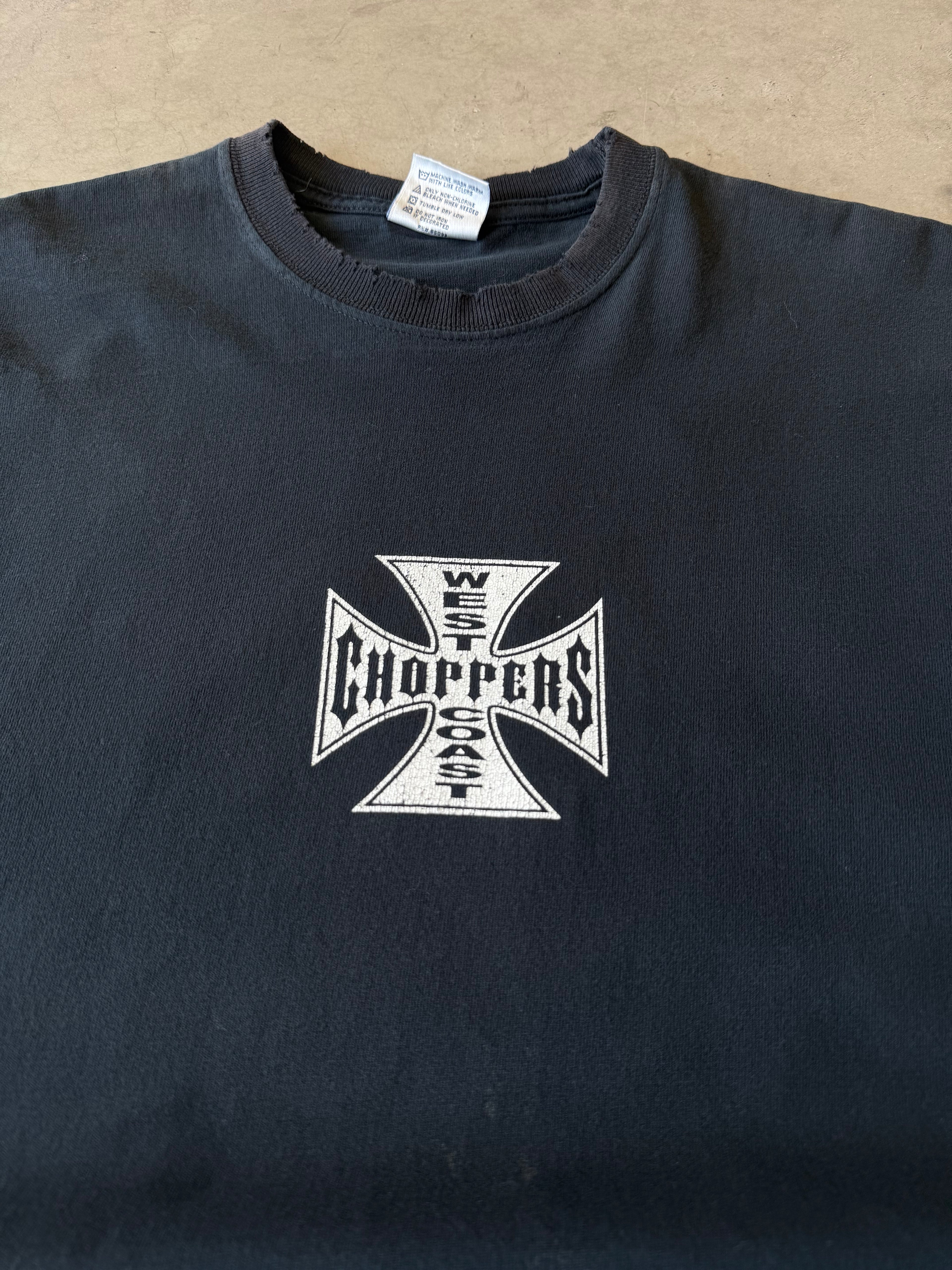 Early 2000s Black West Coast Choppers Tee(XL)