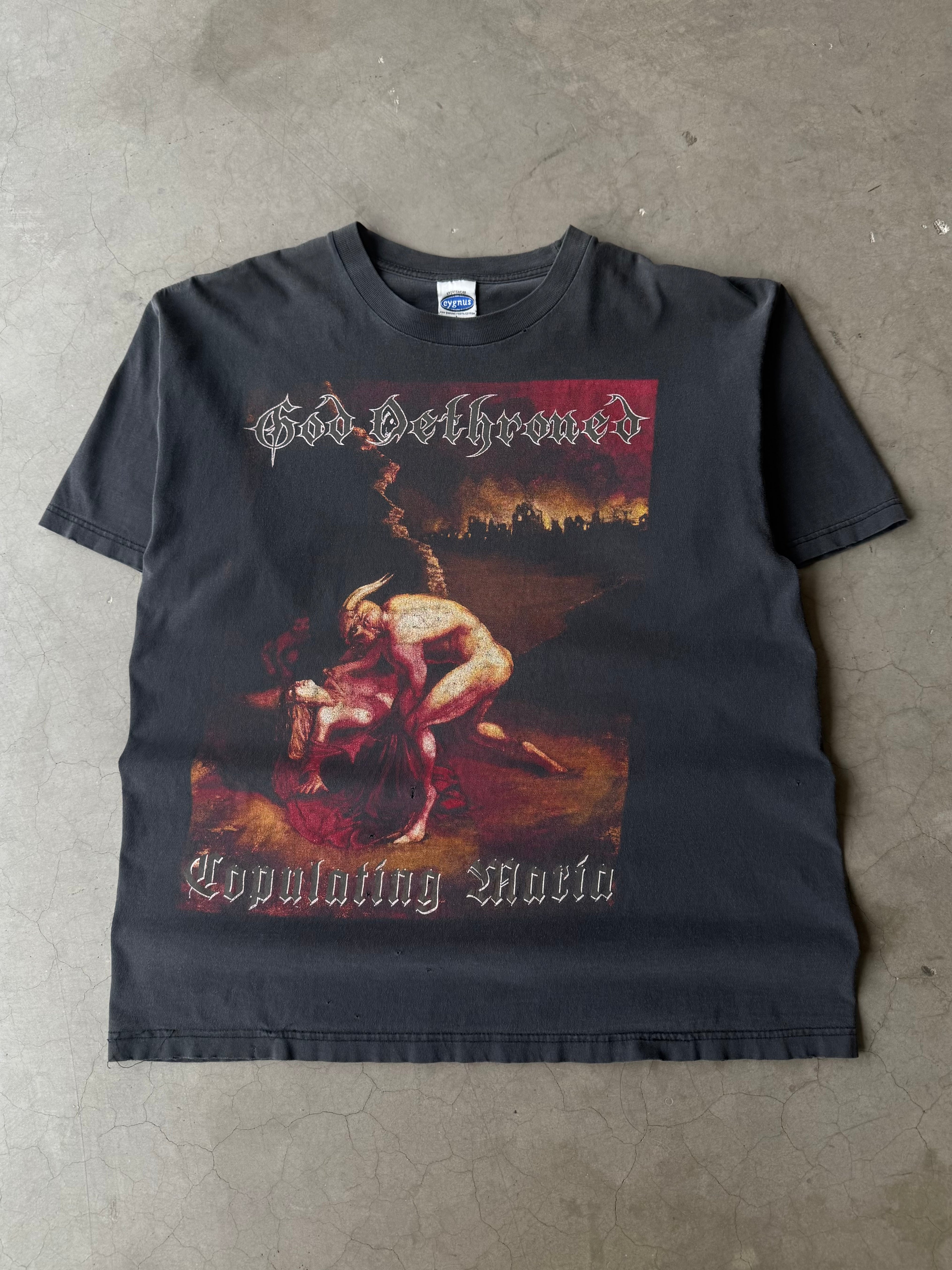 Early 2000s God Dethroned Copulating Maria Tee(L)