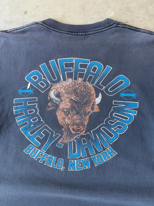 1990s Faded & Distressed Harley Davidson Fat Where it’s At(XL)