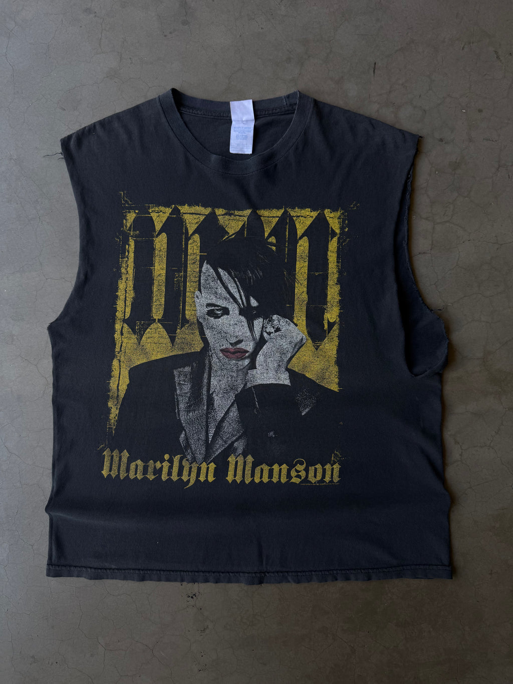 Early 2000s Marilyn Manson Against All Gods Tank Tee(L)