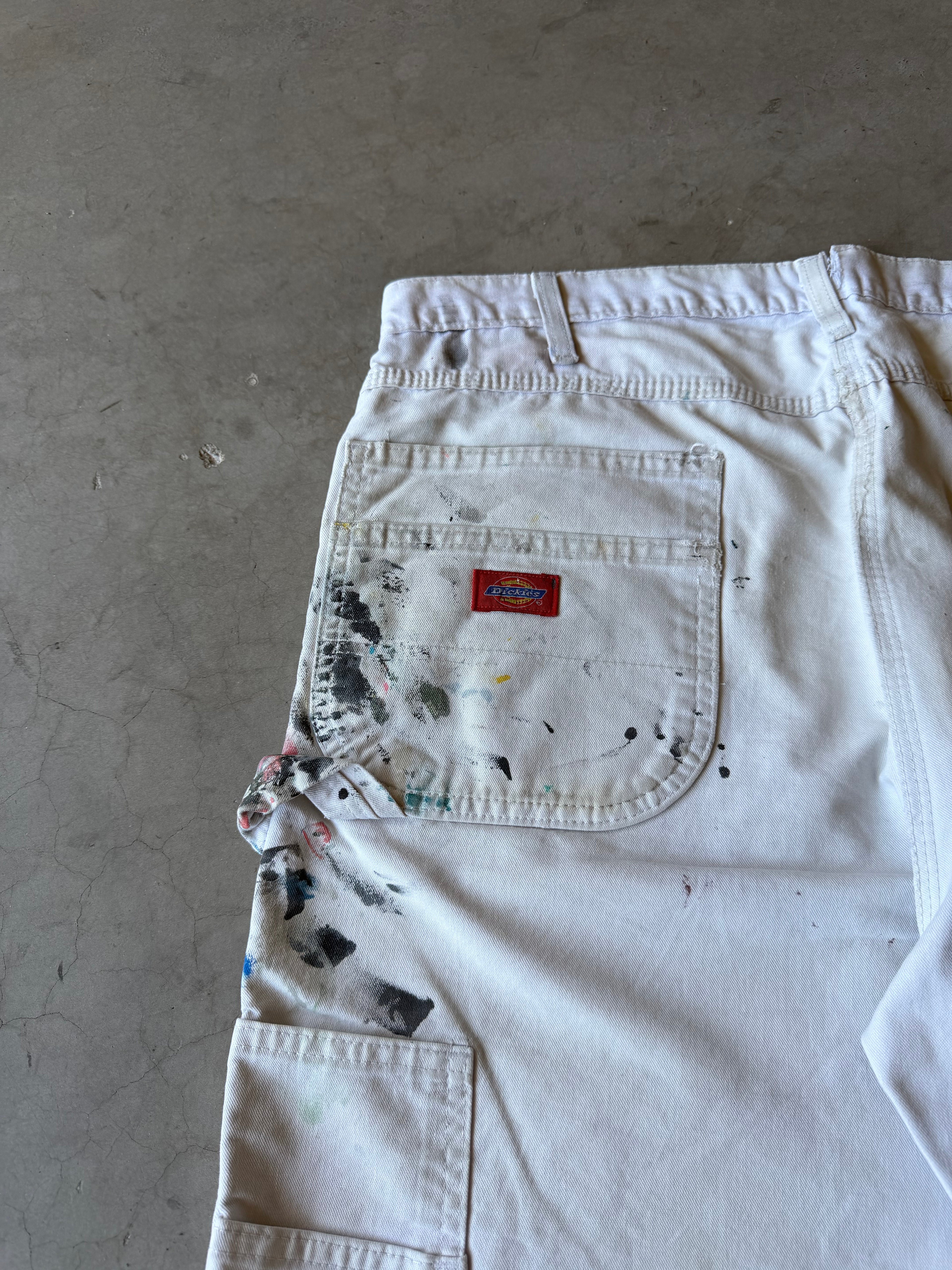 Extremely Painted Dickies Carpenter Shorts(38)