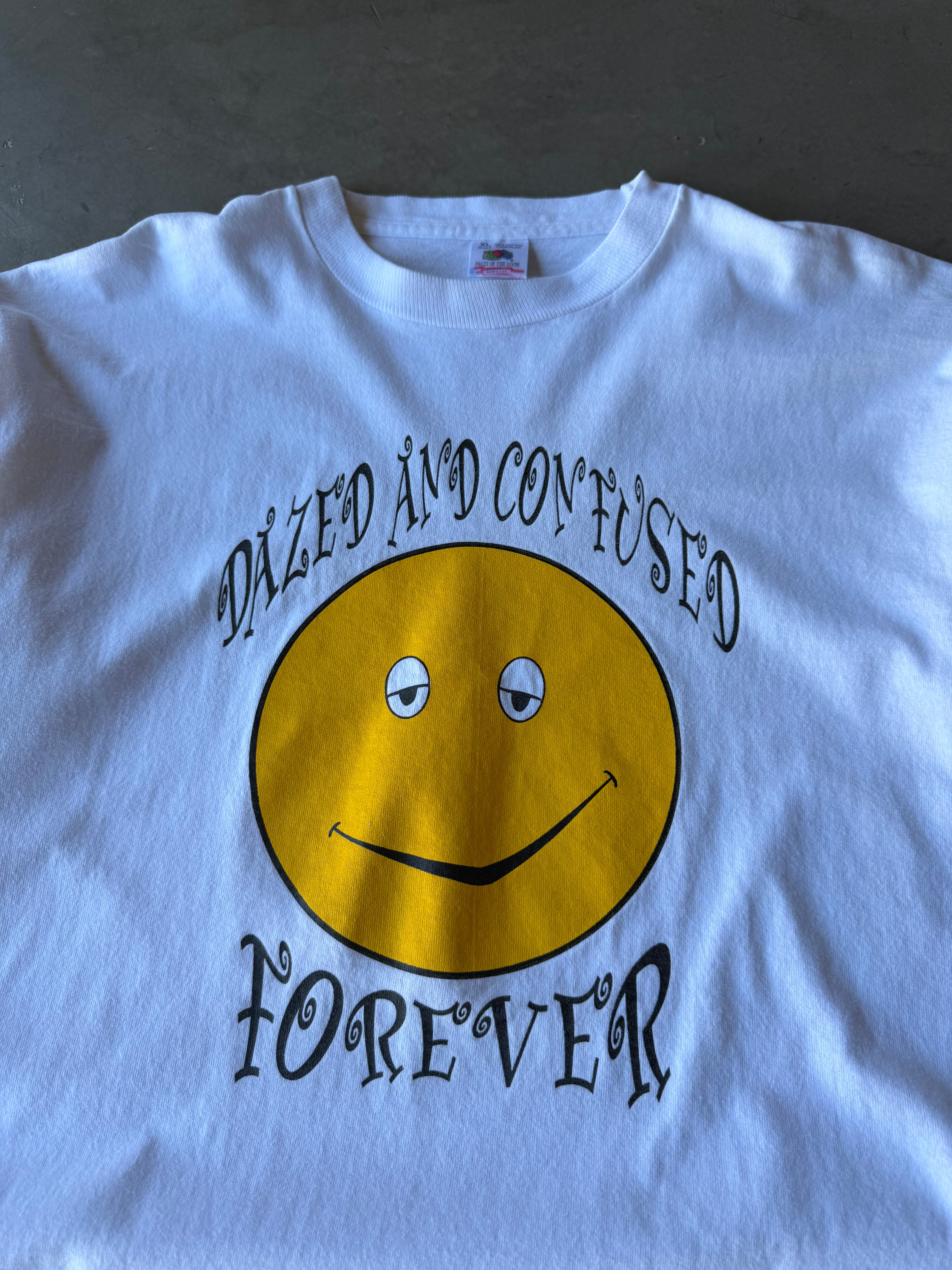 1990s Dazed And Confused Forever Smile Face Tee(XL)