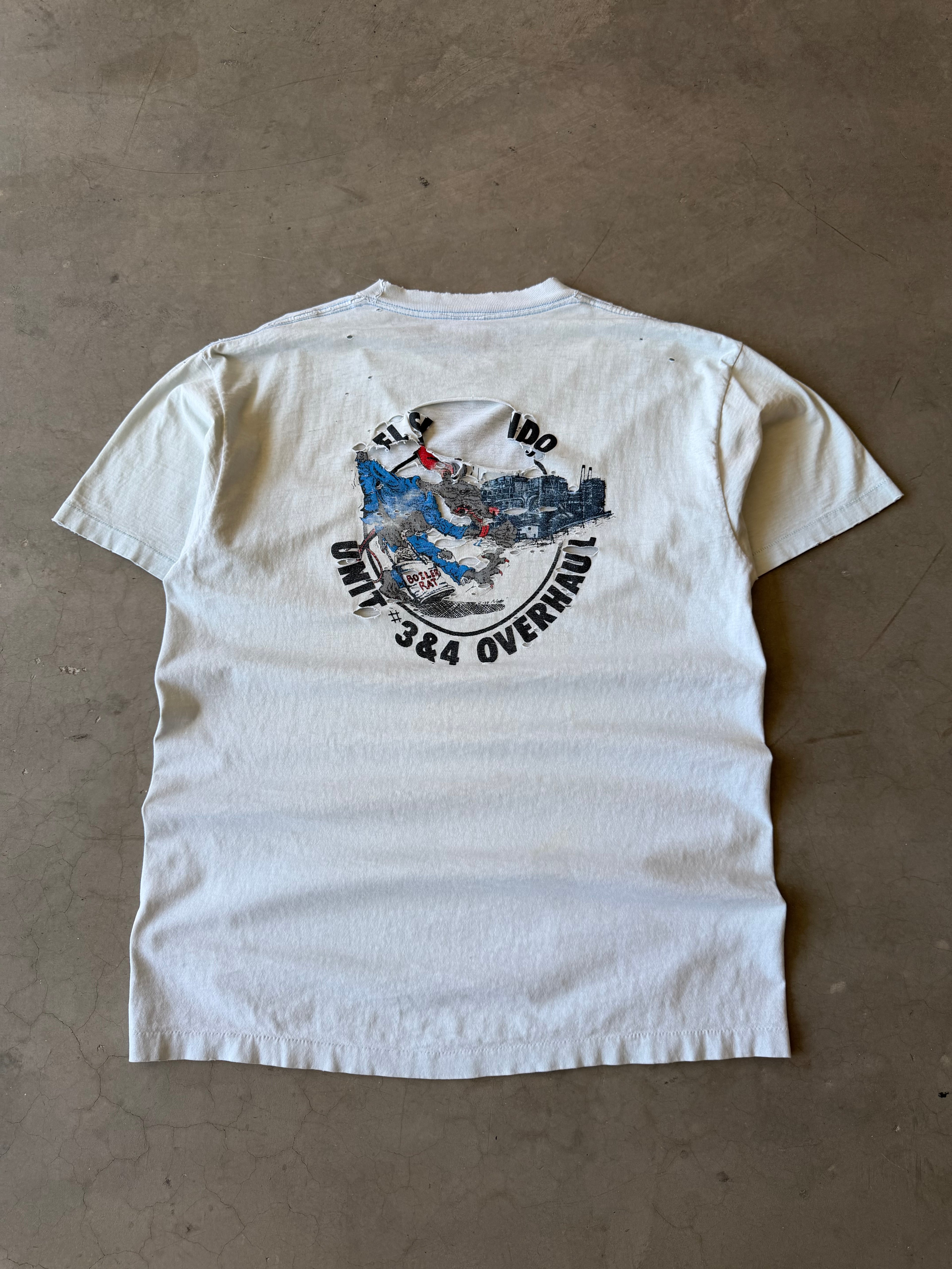 1990s Distressed Boiler Rat Tee(XL)