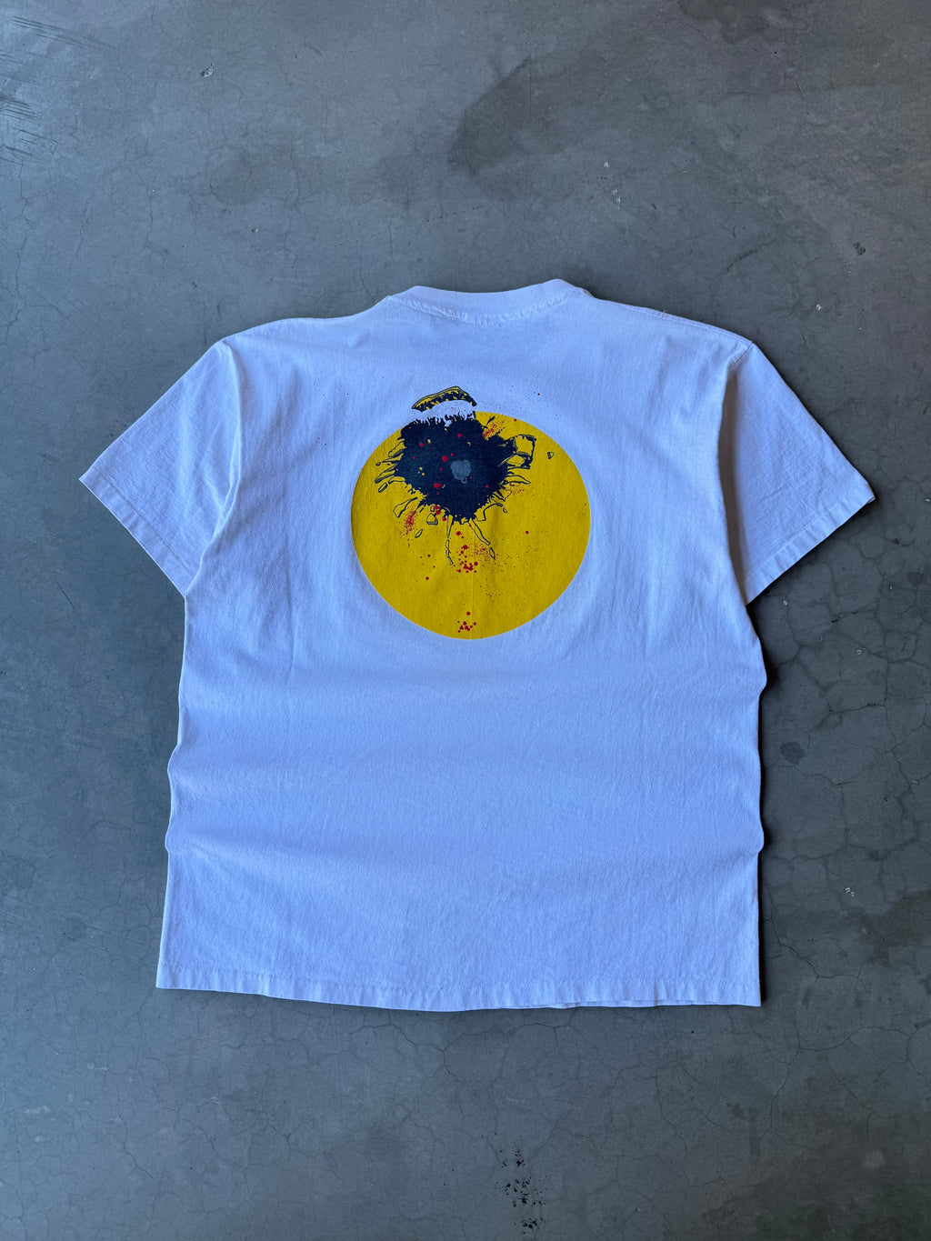1990s Smiley Face Headshot Bullet Tee(XL)
