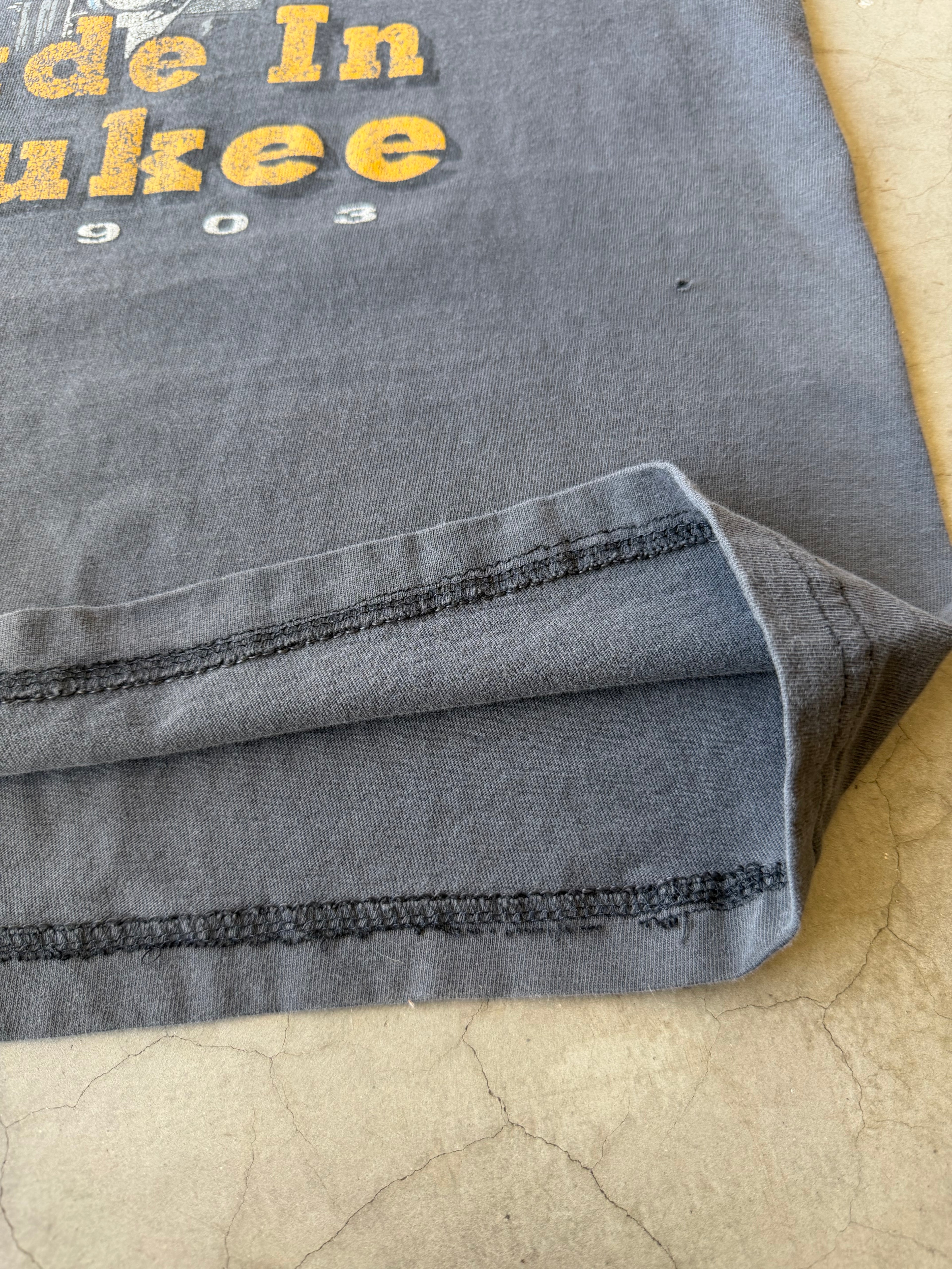 1990s Faded Made in Milwaukee Harley Davidson Tee(L)
