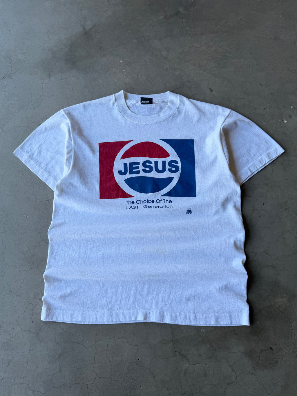 1980s Jesus Pepsi Parody Tee(L)