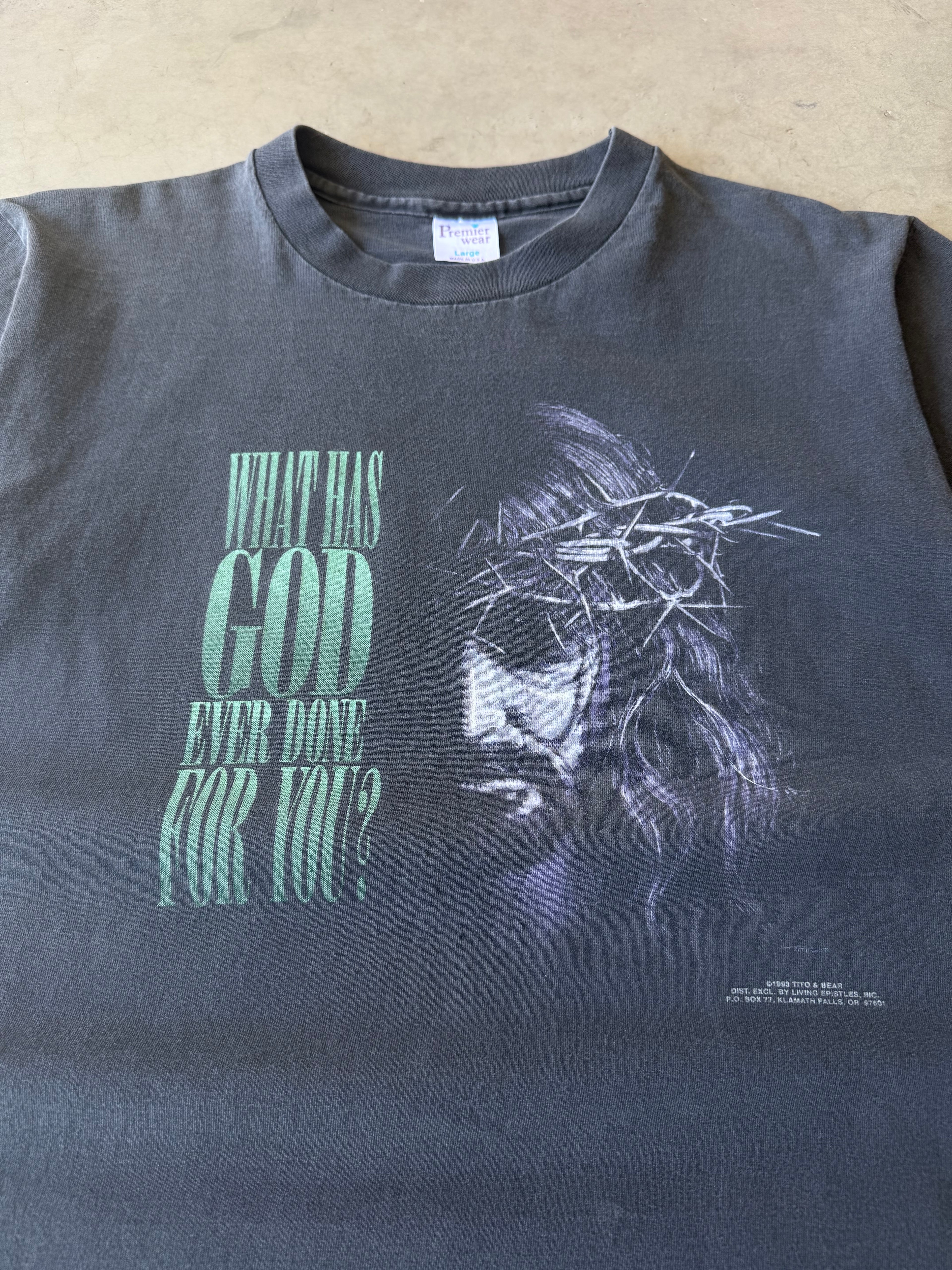 1990s What Has God Ever Done For You? Jesus Tee(L)