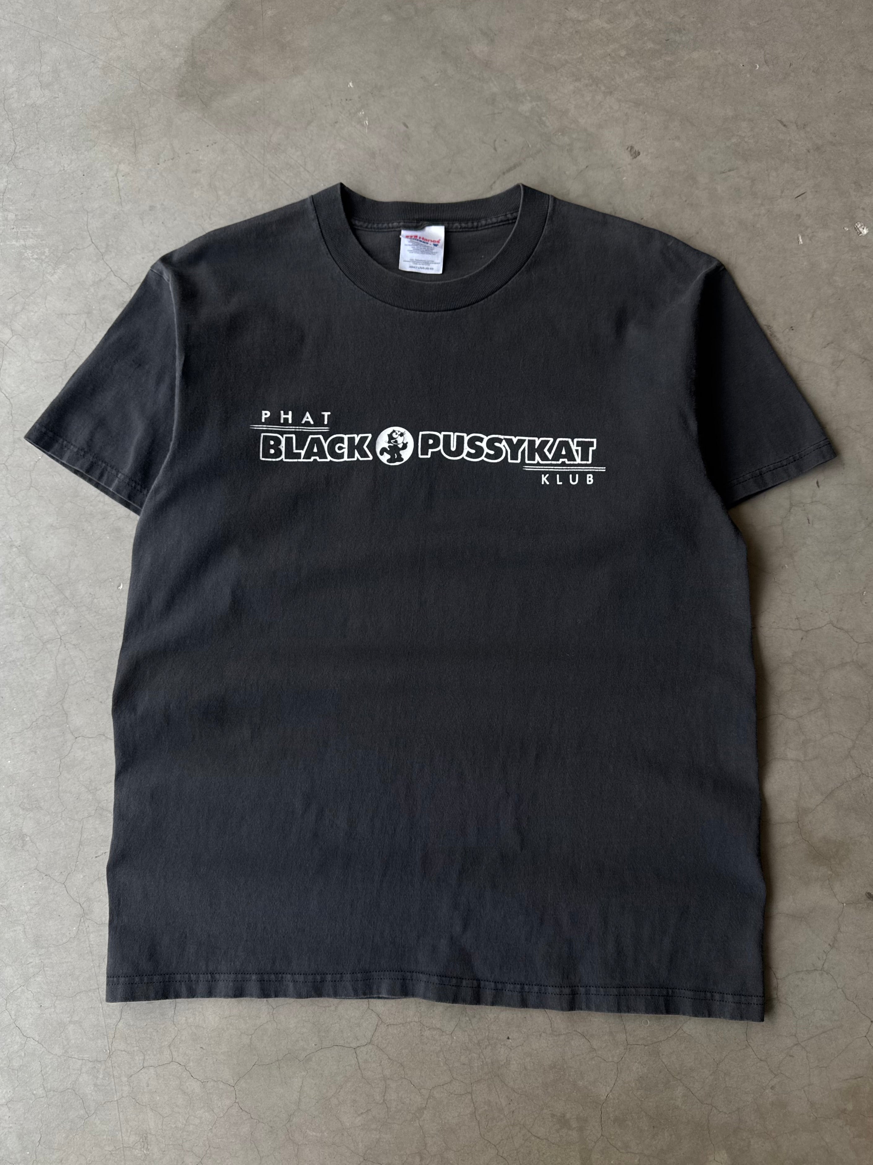 Early 2000s Phat Black Pussykat Klub Tee(L)