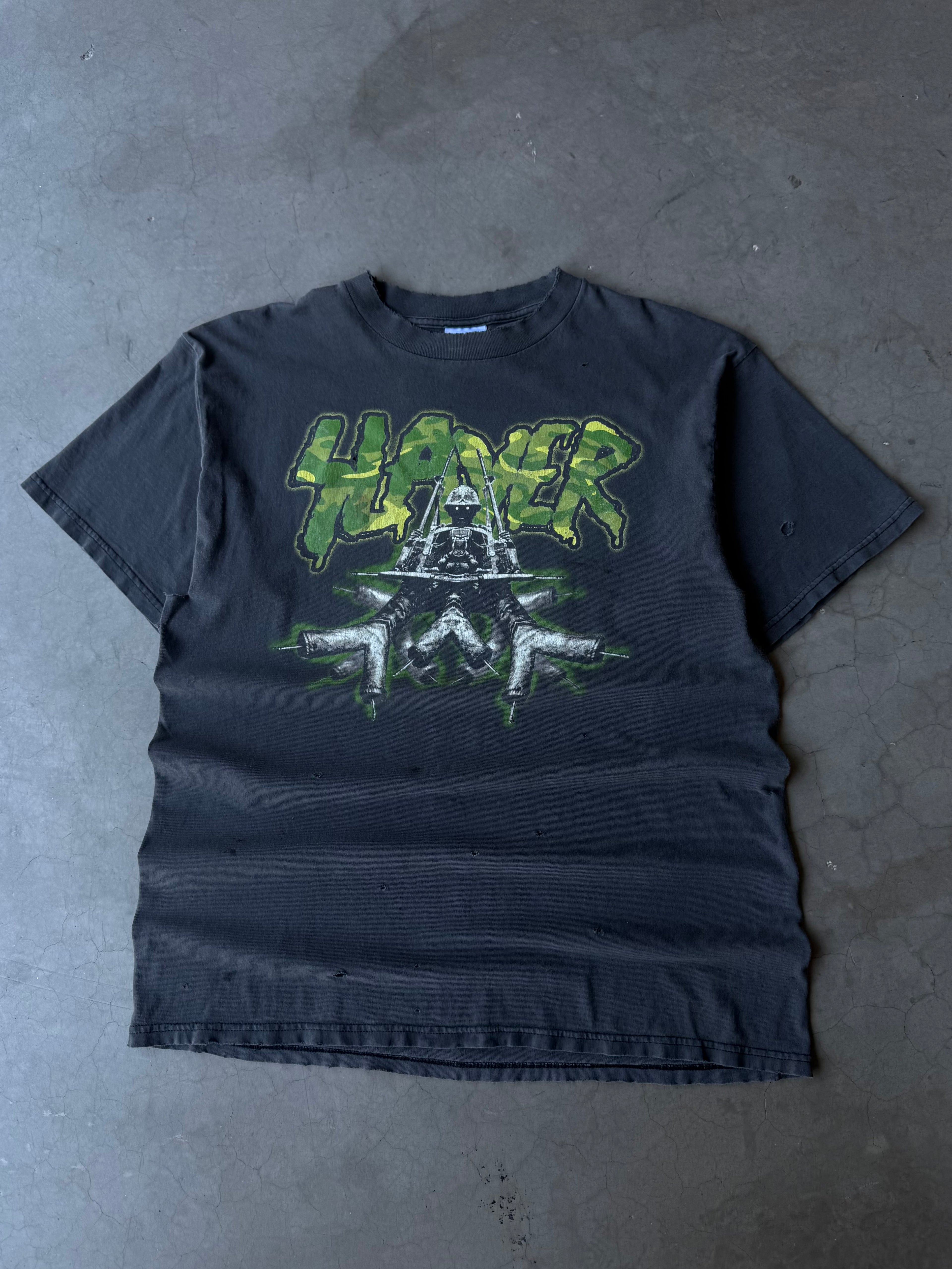 1990s Faded & Distressed Slayer The Sport is War Tee(XL)