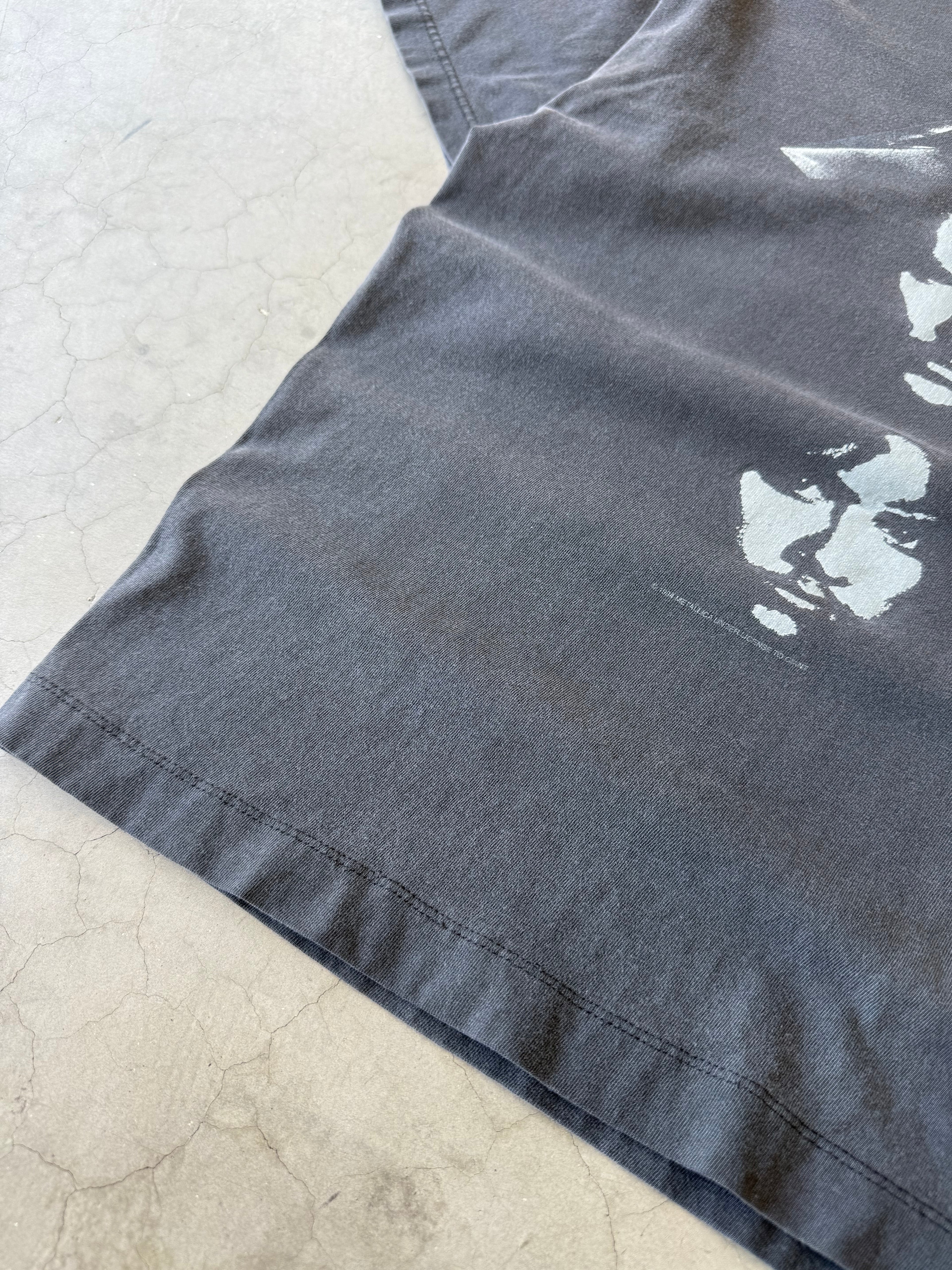 1990s Faded Metallica Faces Tee(XL)