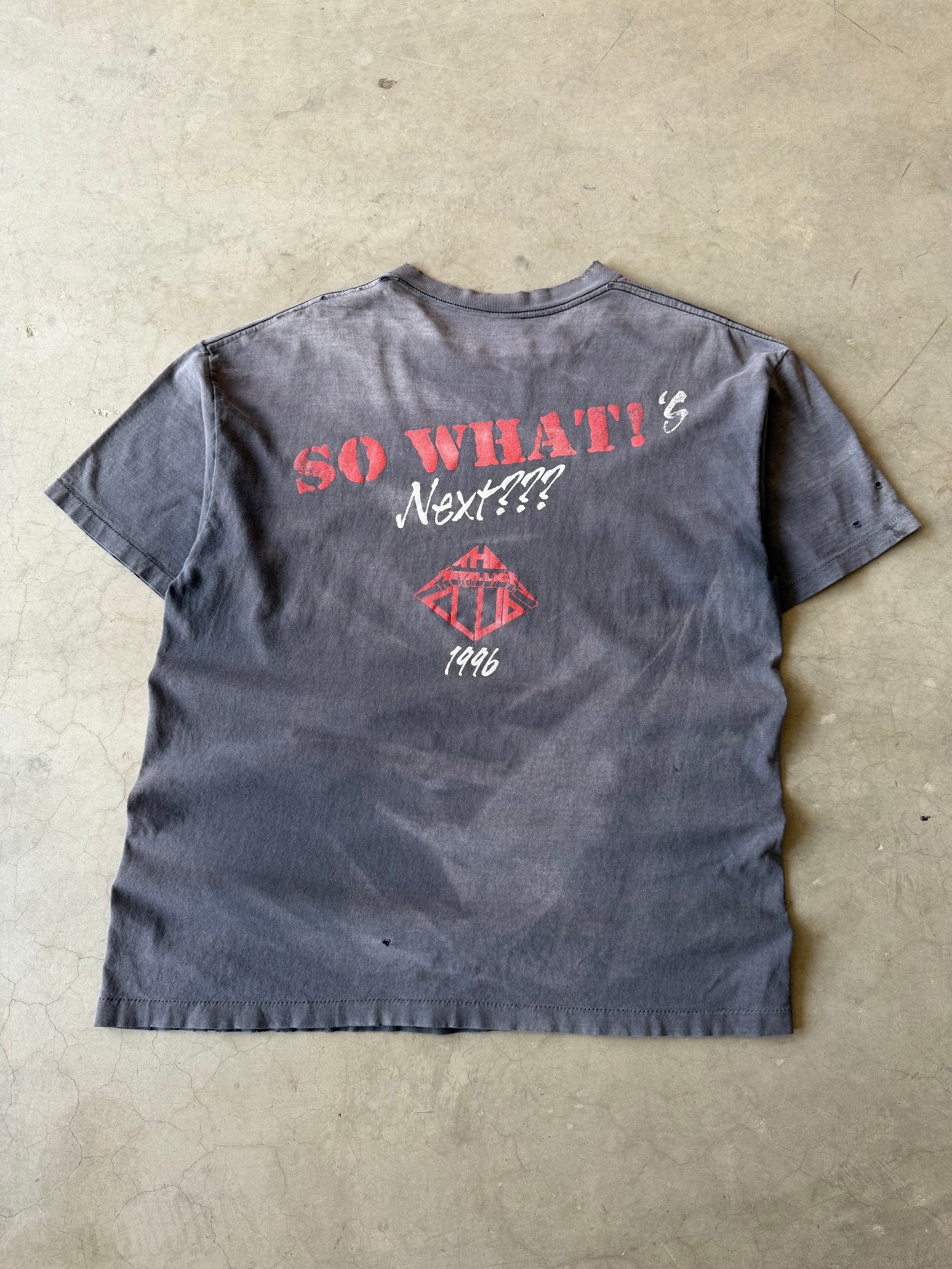 1990s Faded & Distressed Metallica So What’s Next Tee(XL)