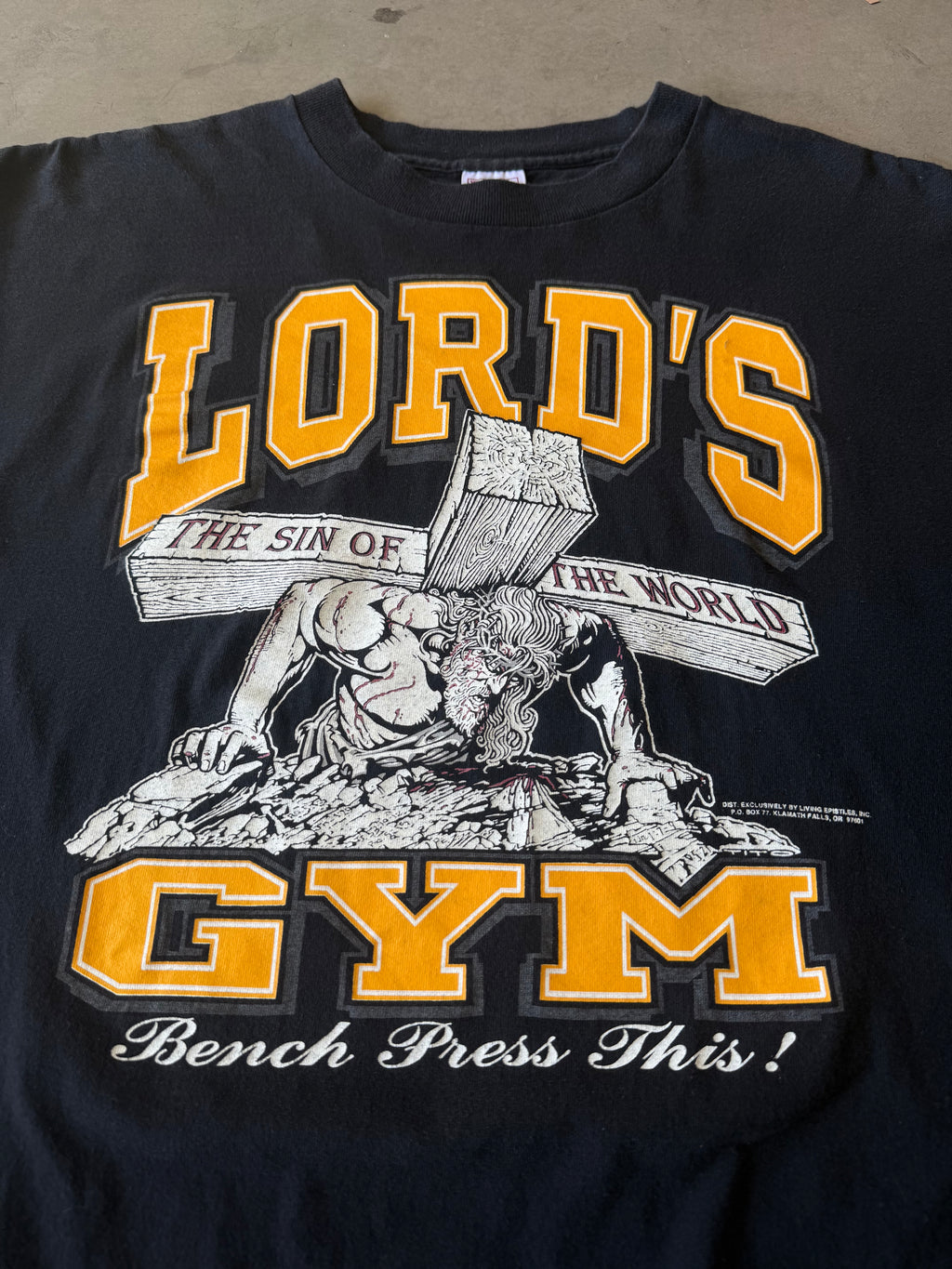 1990s Lord’s Gym His Pain Your Gain Tee(XL)
