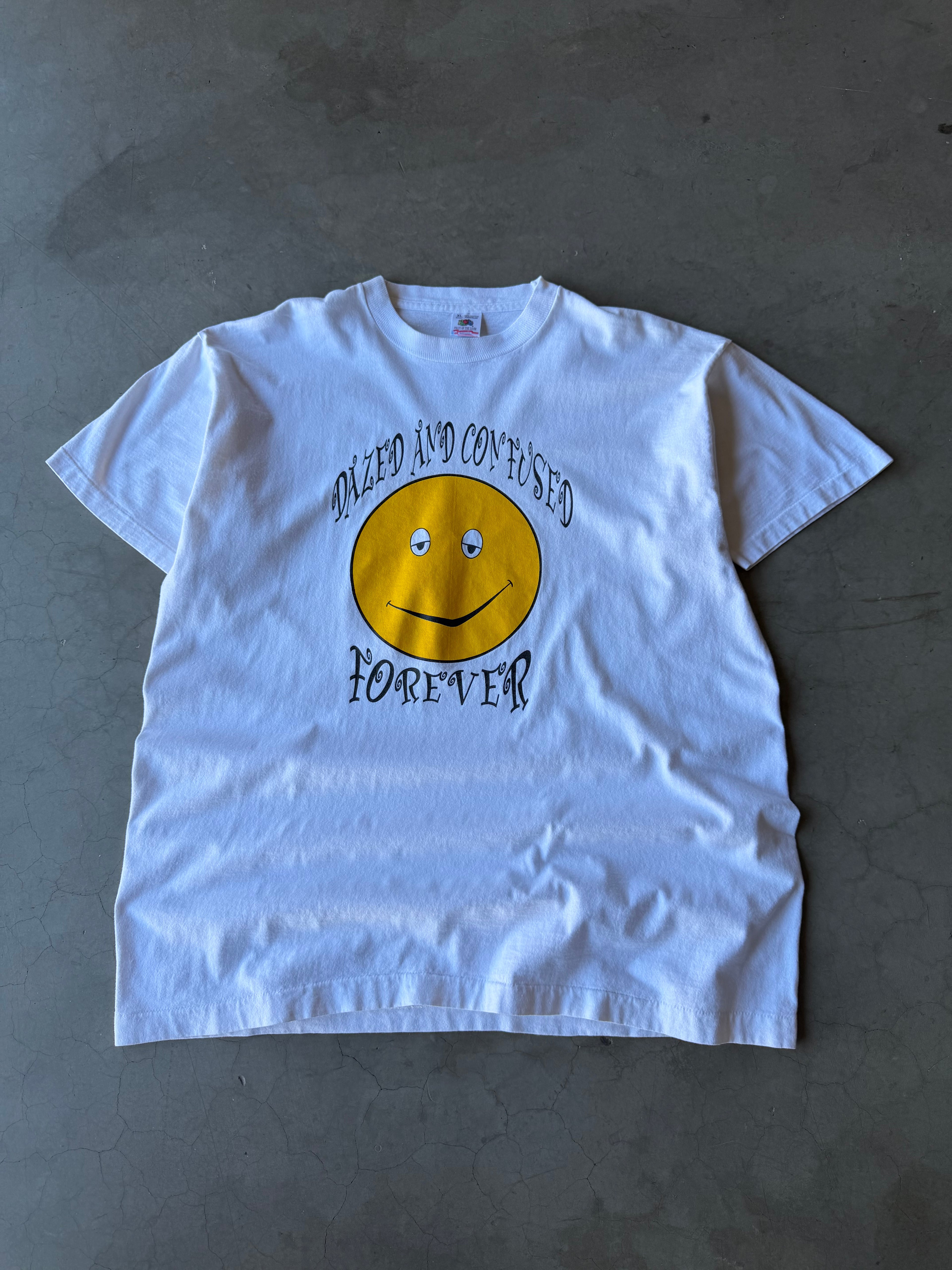 1990s Dazed And Confused Forever Smile Face Tee(XL)