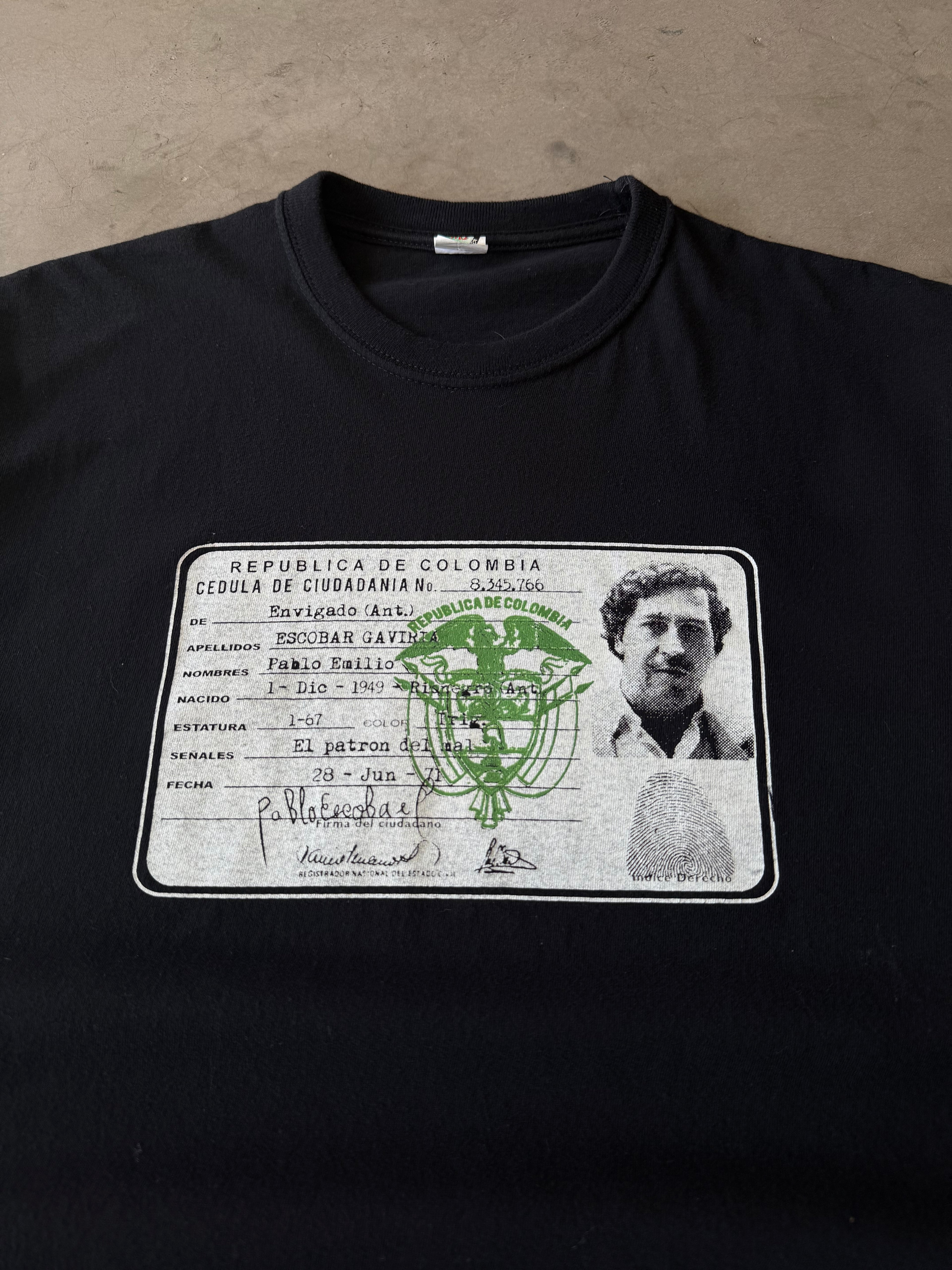 Early 2000s Pablo Escobar Tee(L)