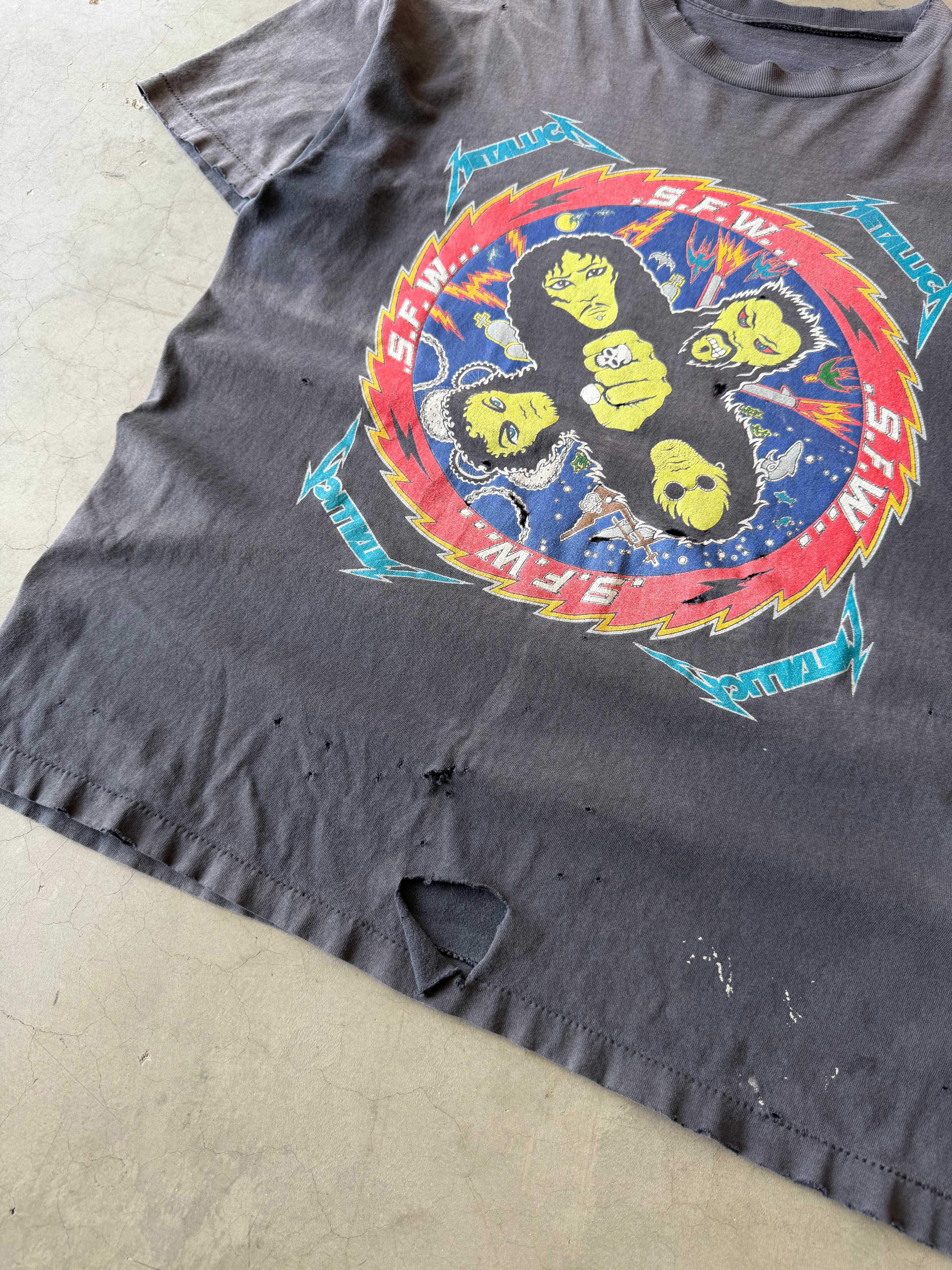1990s Faded & Distressed Metallica So What’s Next Tee(XL)
