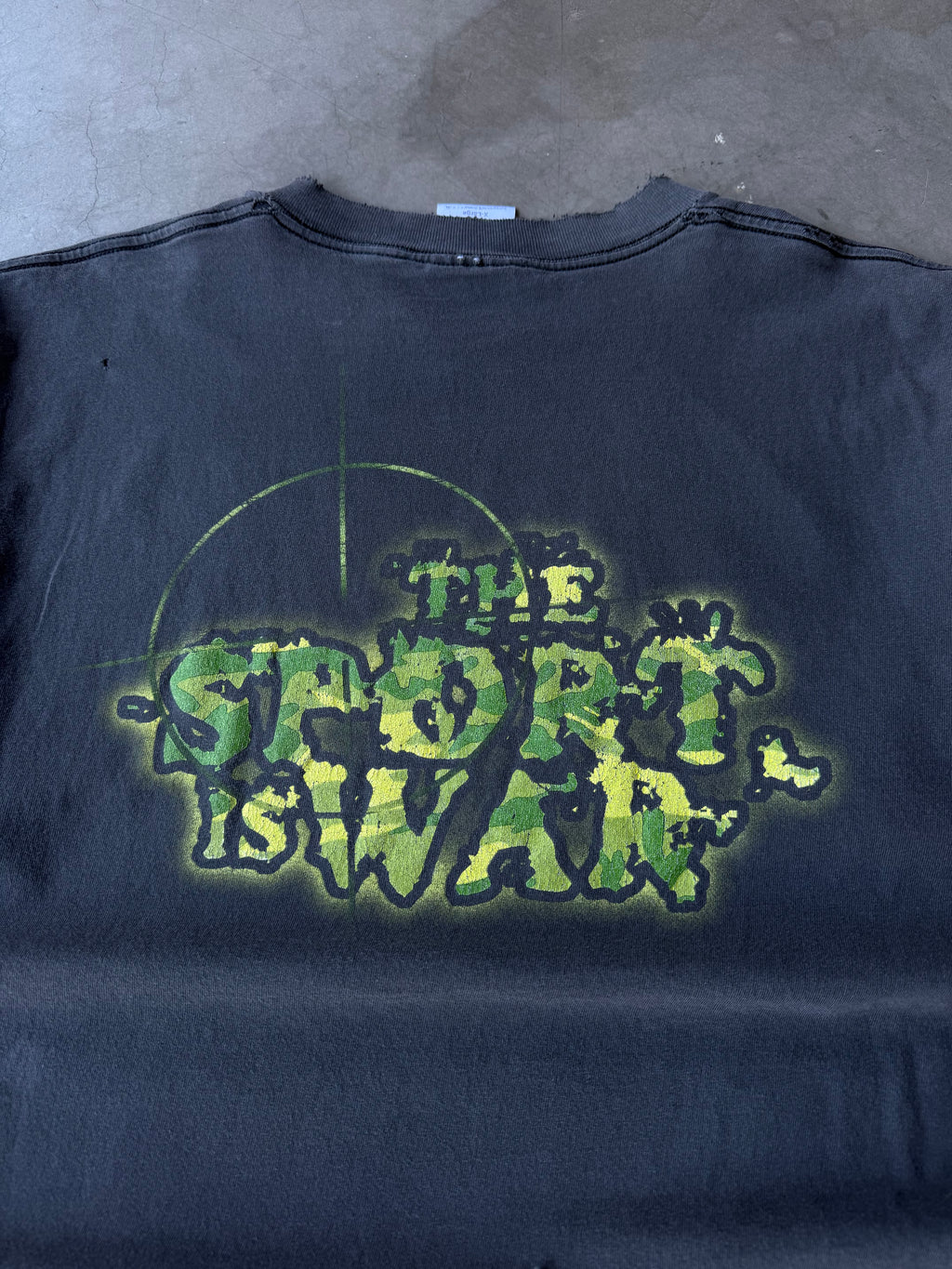 1990s Faded & Distressed Slayer The Sport is War Tee(XL)
