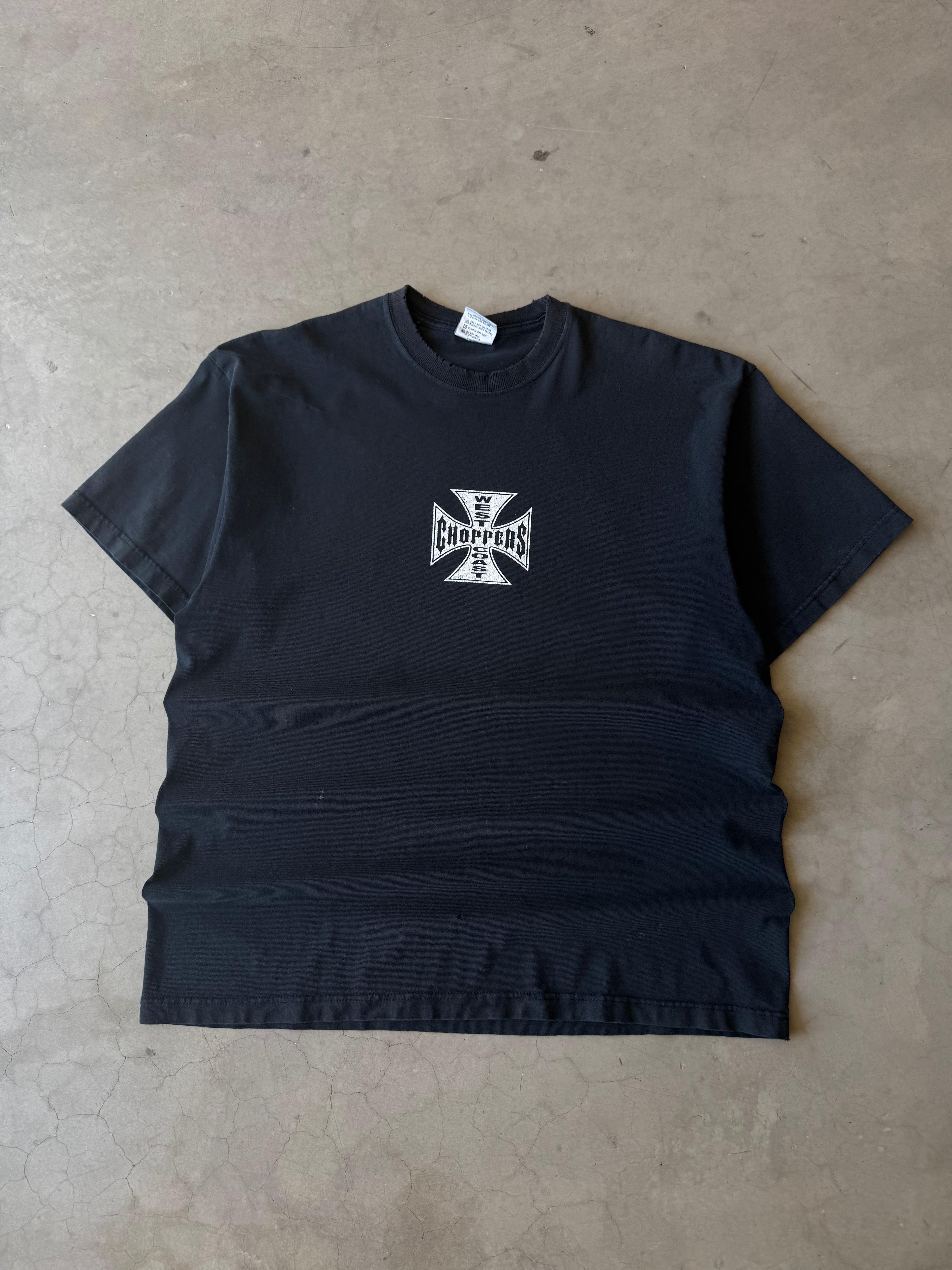 Early 2000s Black West Coast Choppers Tee(XL)